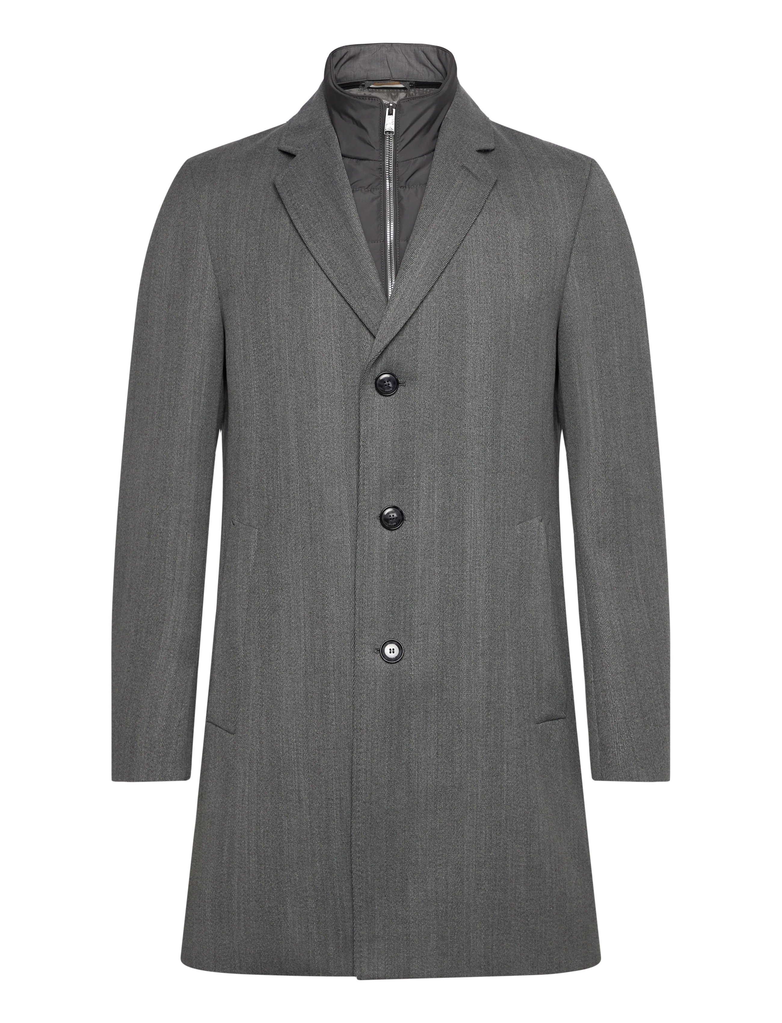 BOSS - H-Hyde-Bib-254 - wool jackets - silver - 2