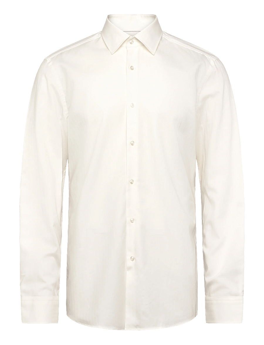 BOSS - H-HANK-kent-C1-214 - freizeithemden - open white - 1