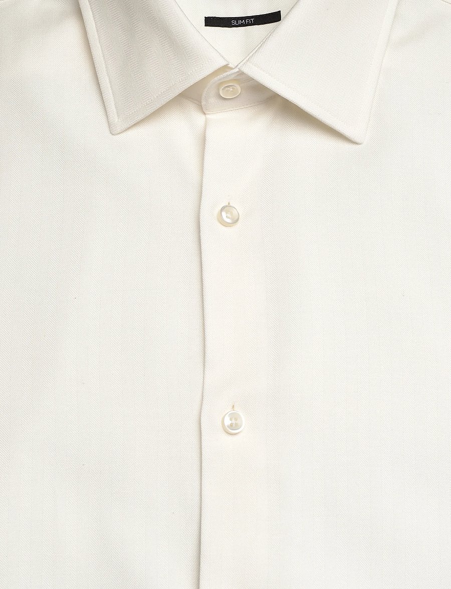 BOSS - H-HANK-kent-C1-214 - freizeithemden - open white - 5