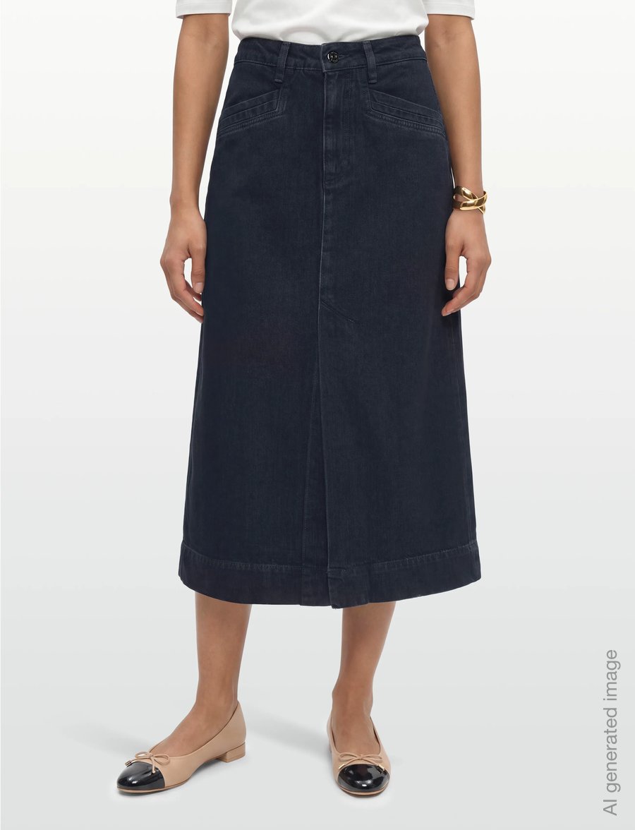 BOSS - SEMAIRE - jeansröcke - navy - 3