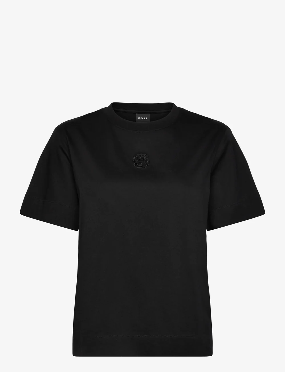 BOSS - Elpha_Placed3 - t-shirts - black - 0