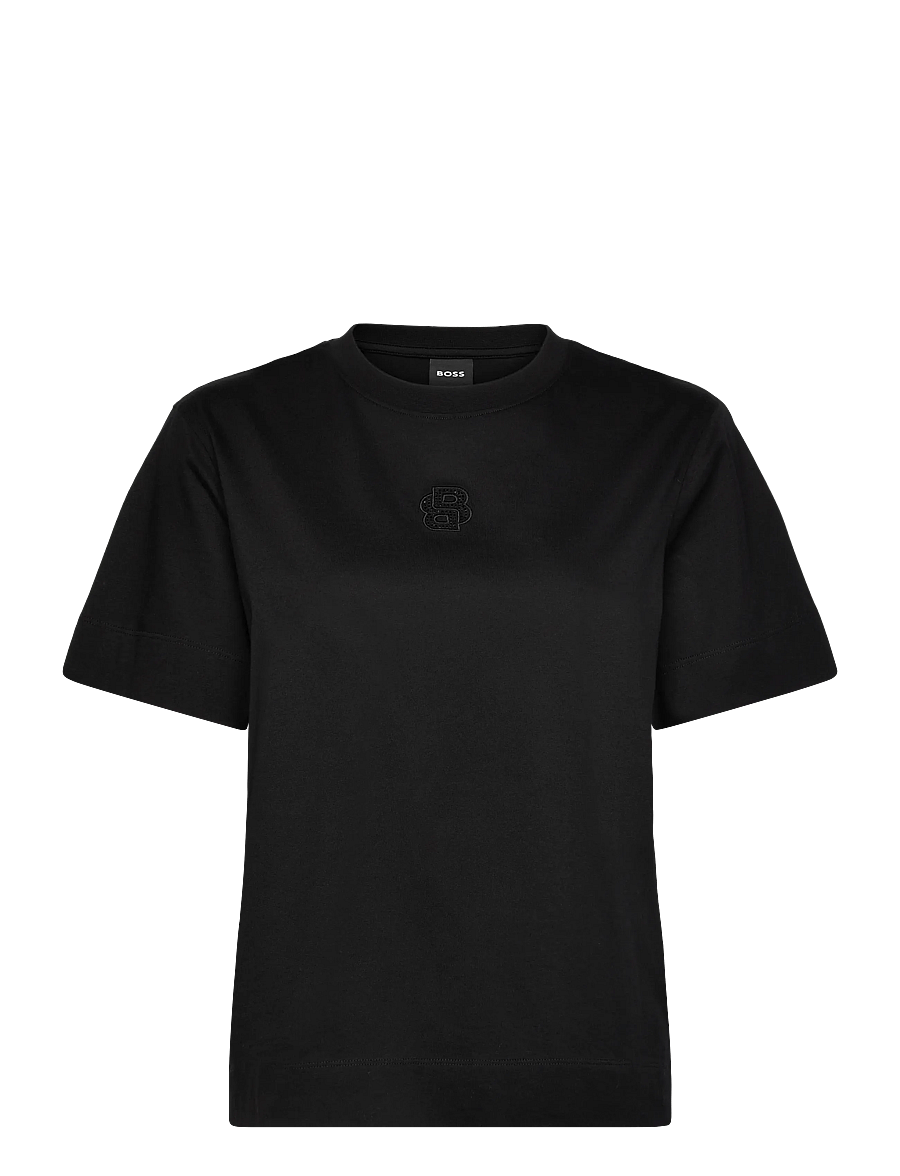 BOSS - Elpha_Placed3 - t-shirts - black - 0