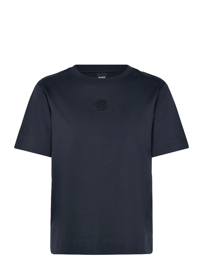 BOSS - Elpha_Placed3 - t-shirts - dark blue - 0