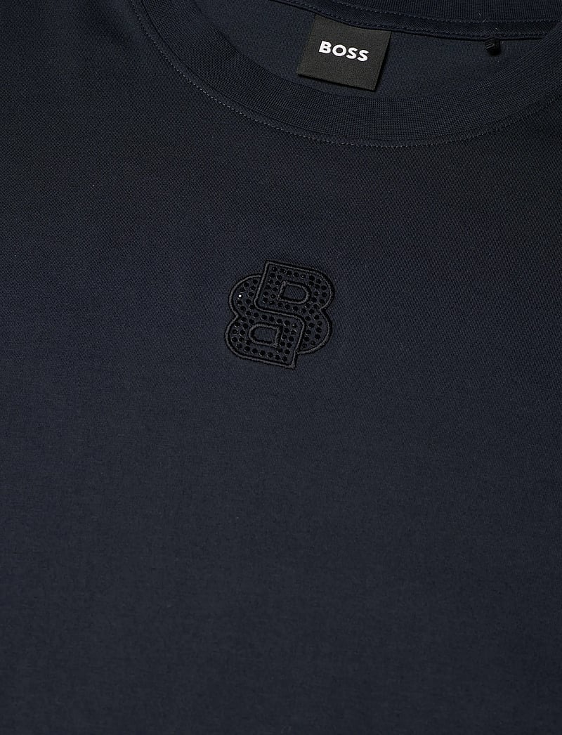 BOSS - Elpha_Placed3 - t-shirts - dark blue - 2