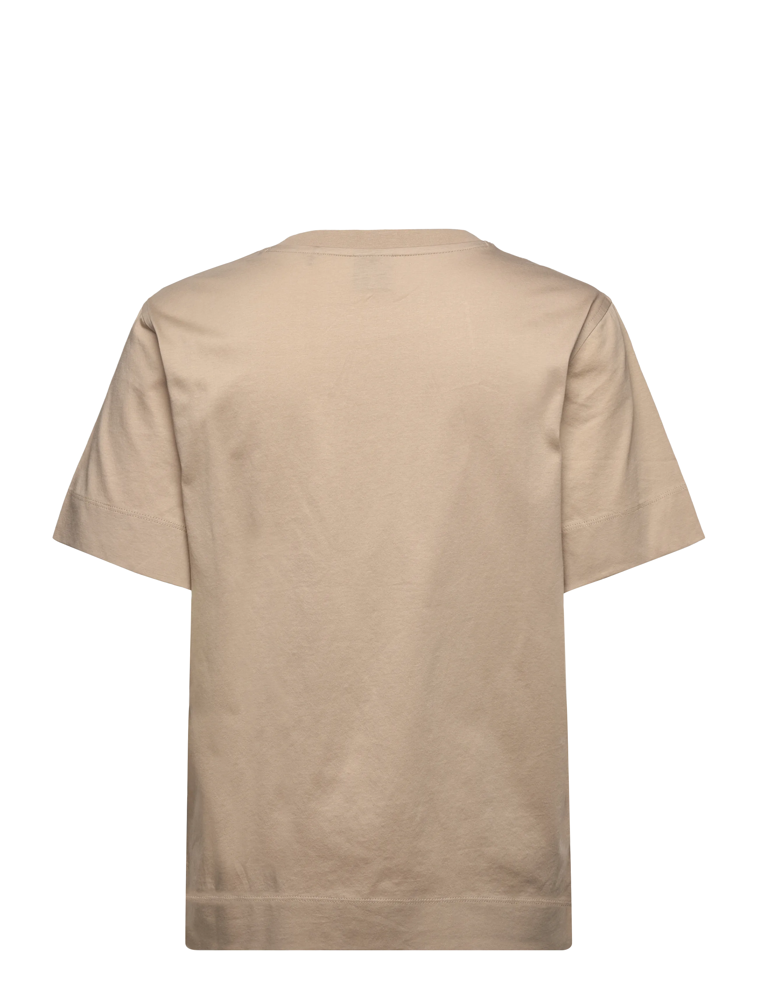 BOSS - Elpha_Placed3 - t-shirts - light beige - 1