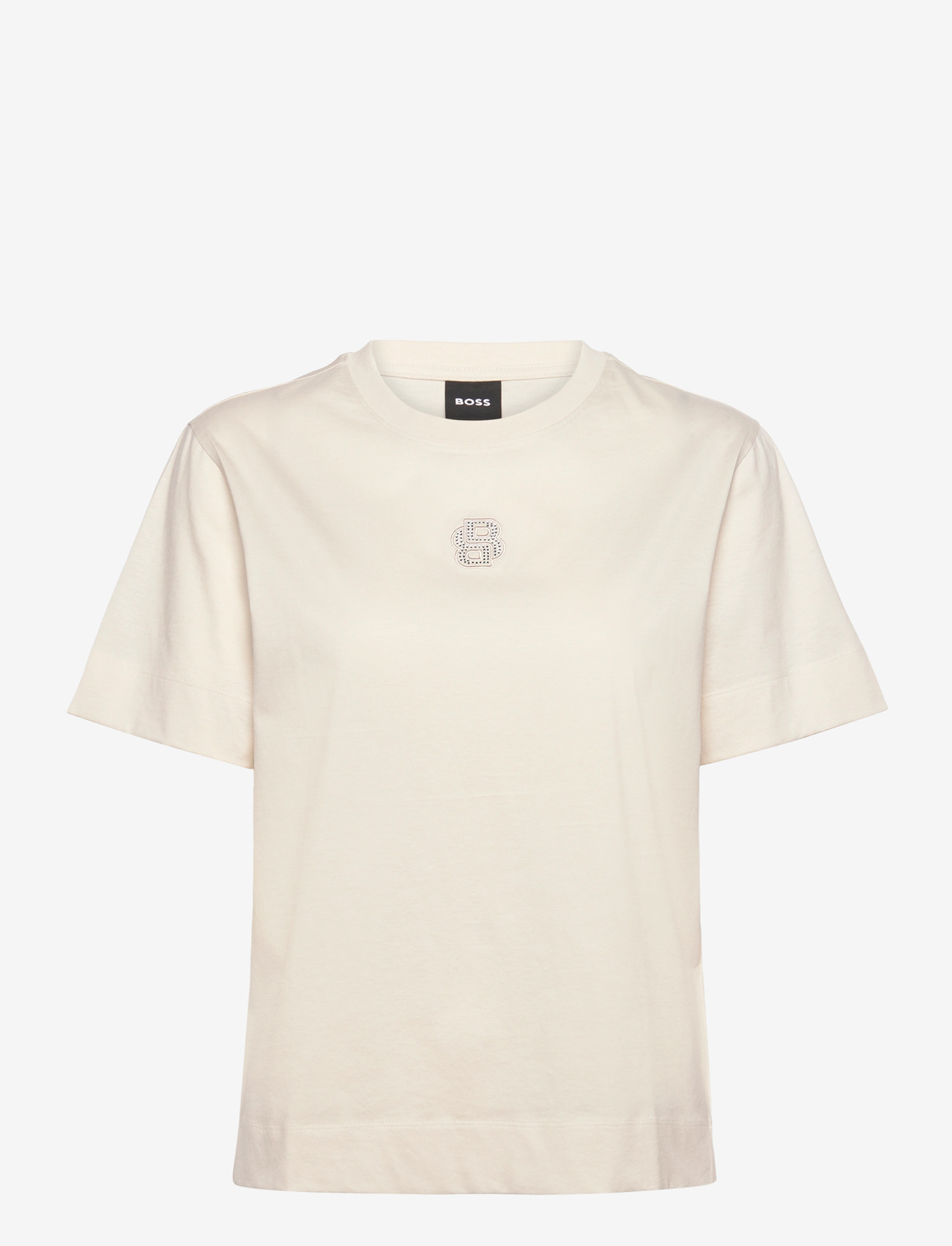 BOSS - Elpha_Placed3 - t-shirts - open white - 0