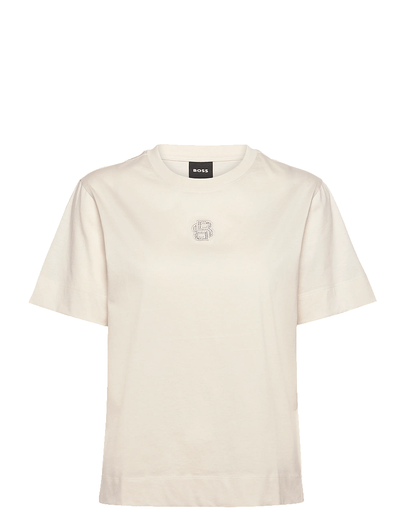 BOSS - Elpha_Placed3 - t-shirts - open white - 0