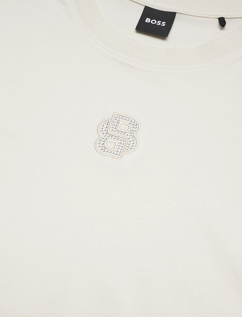 BOSS - Elpha_Placed3 - t-shirts - open white - 2