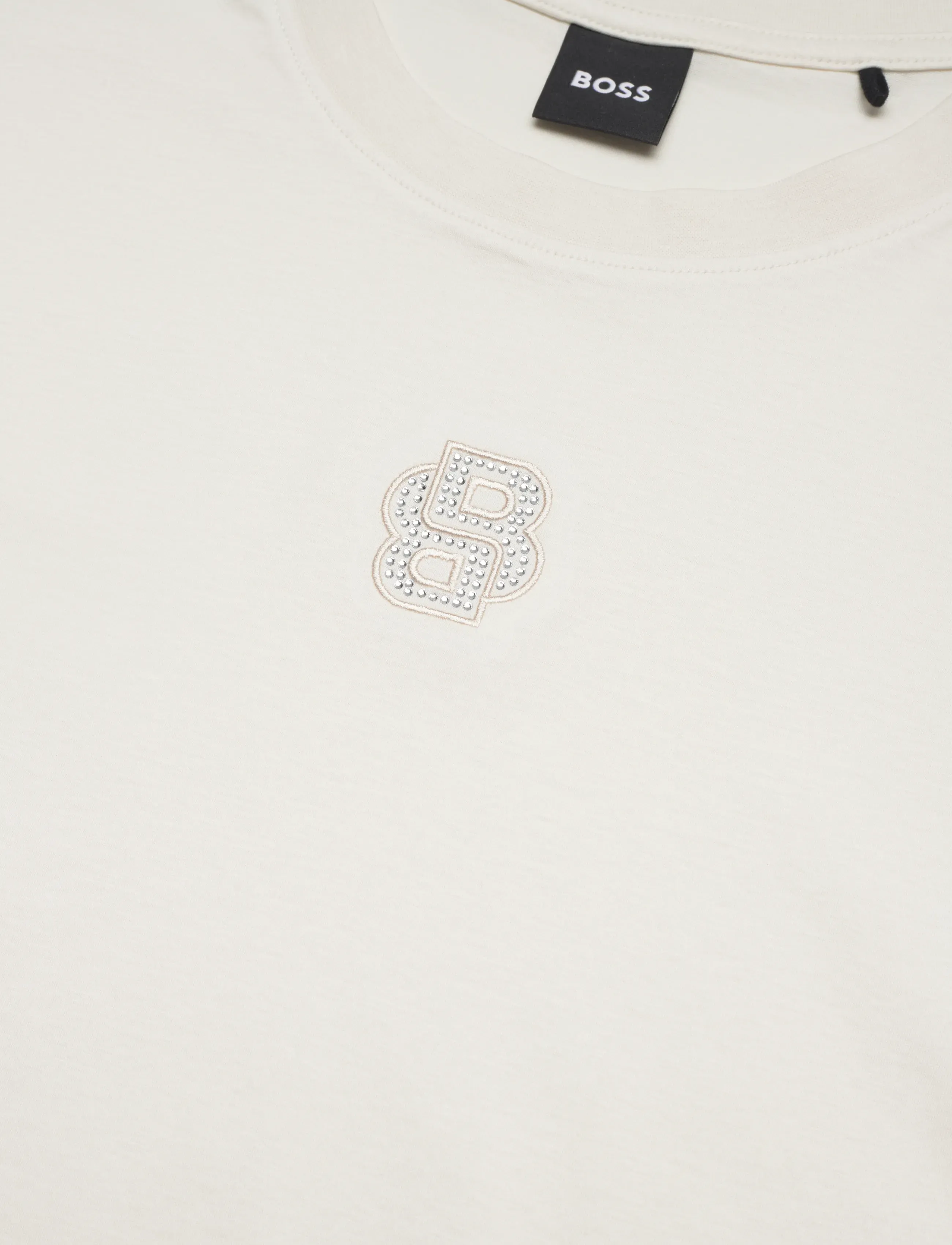 BOSS - Elpha_Placed3 - t-shirts - open white - 2