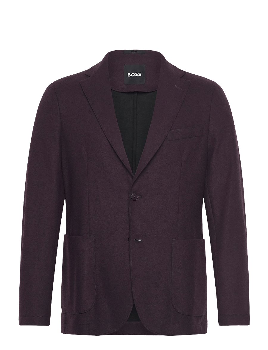 BOSS - P-Hanry-J-WG-252 - Ühe rinnatisega pintsakud - dark red - 0