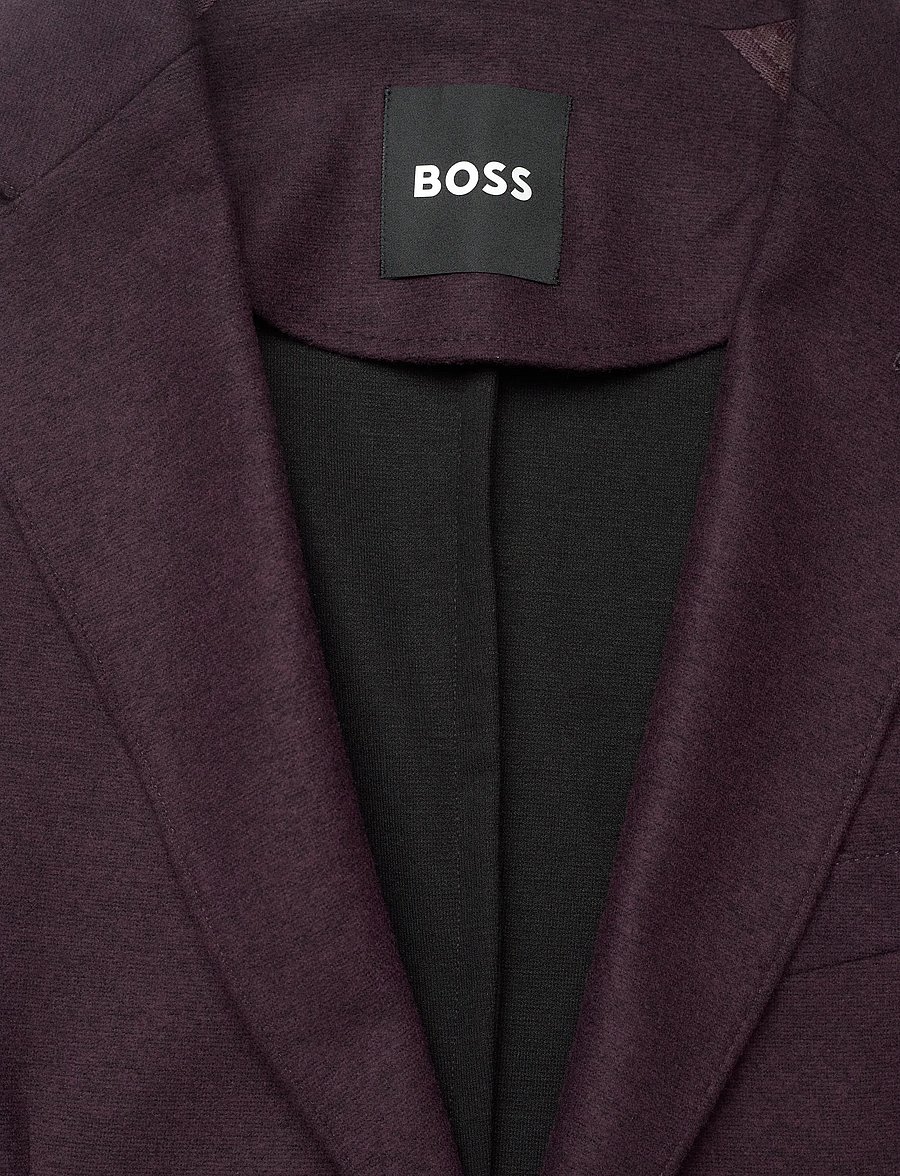 BOSS - P-Hanry-J-WG-252 - Ühe rinnatisega pintsakud - dark red - 2