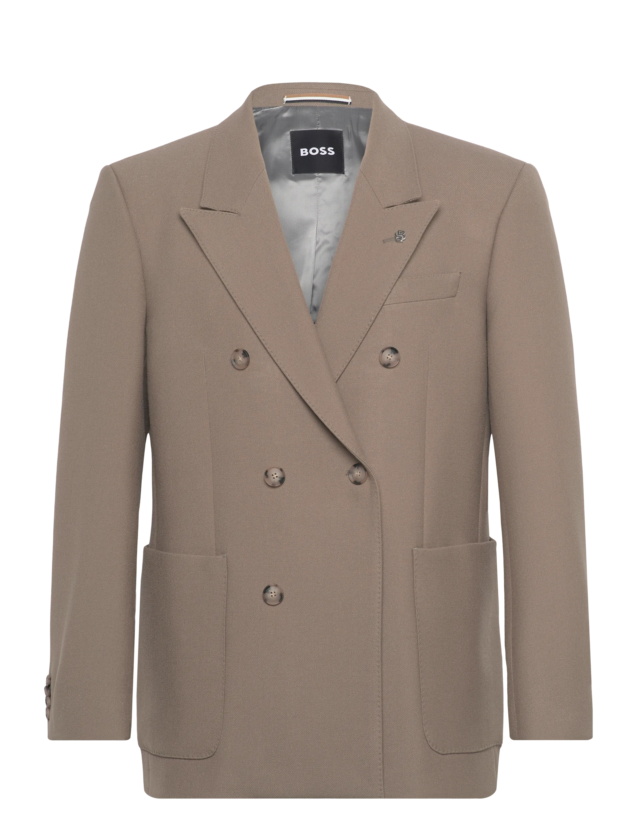 BOSS C-Callum-Db-Peak-254, 50, Brown, Blazere > Dobbeltradede Blazere, Herre