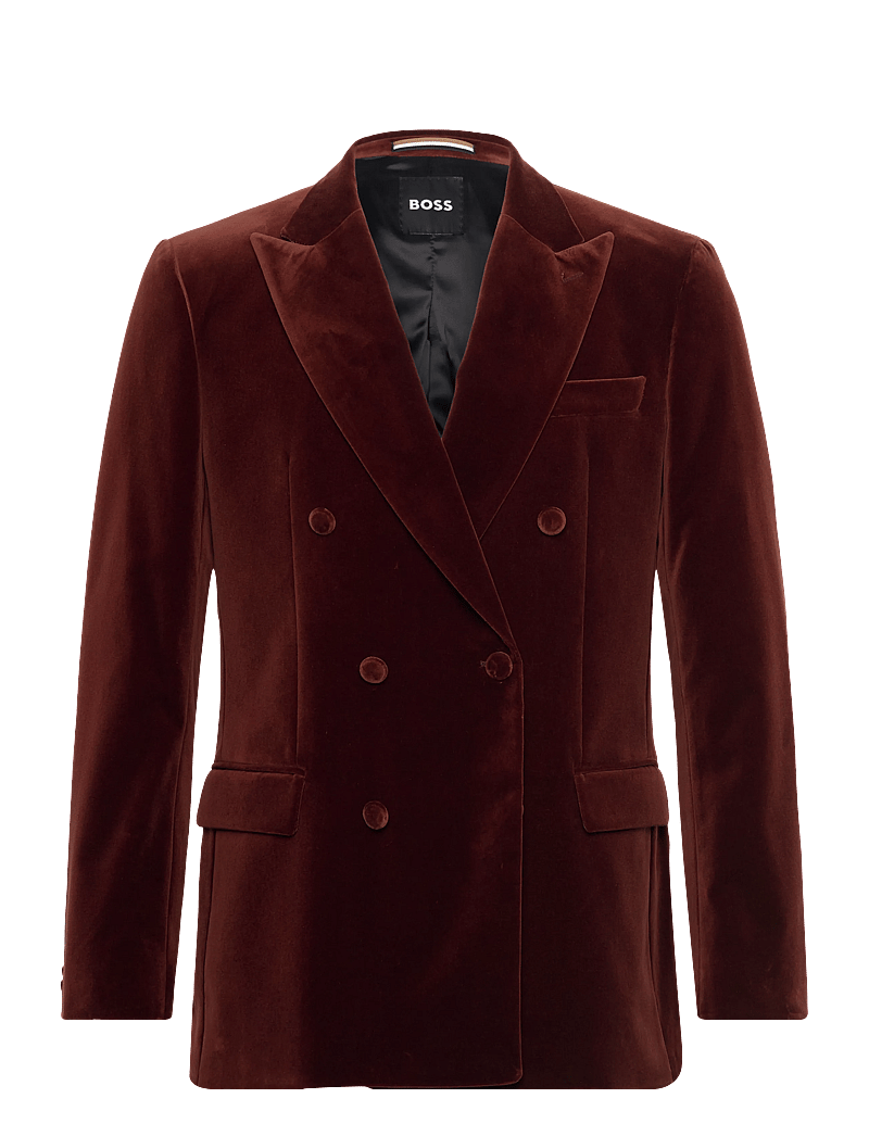 BOSS - H-Hutson-DB-254 - dvieiliai švarkai - dark orange - 0
