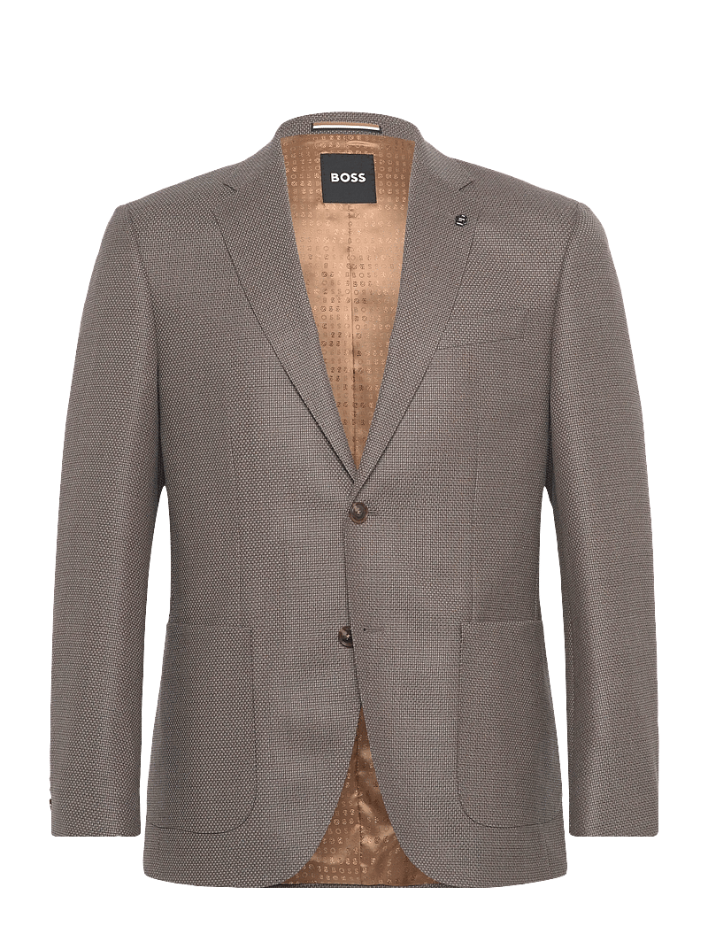 BOSS - H-Janson-FL-253 - enkeltradede blazere - light beige - 0
