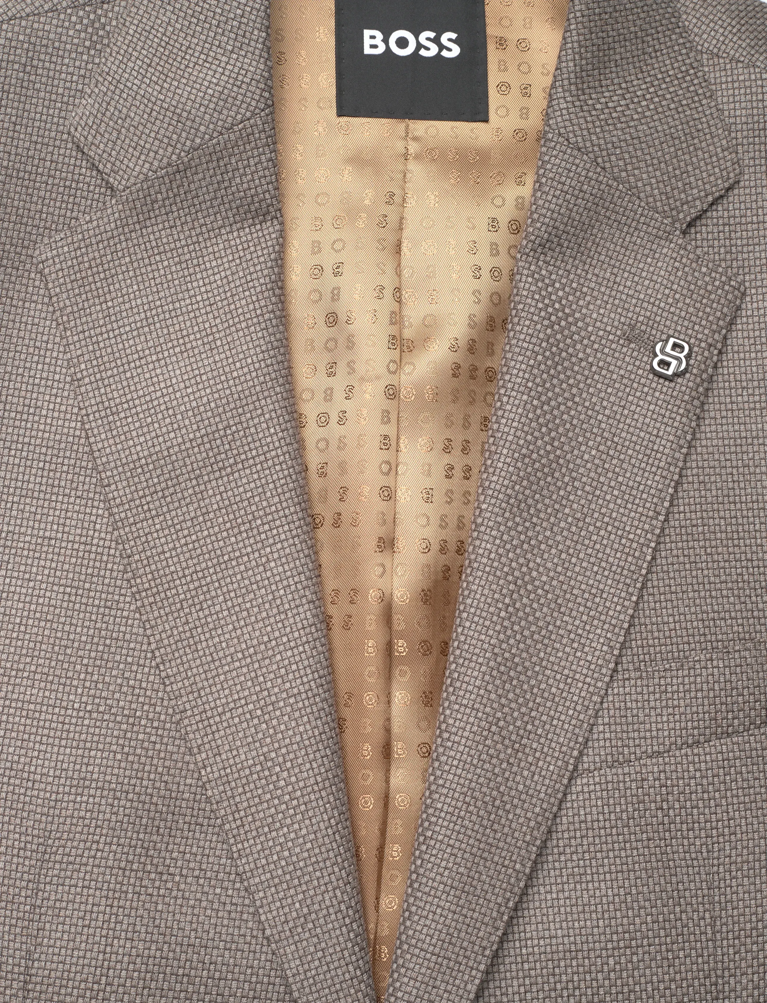 BOSS - H-Janson-FL-253 - einreiher - light beige - 2