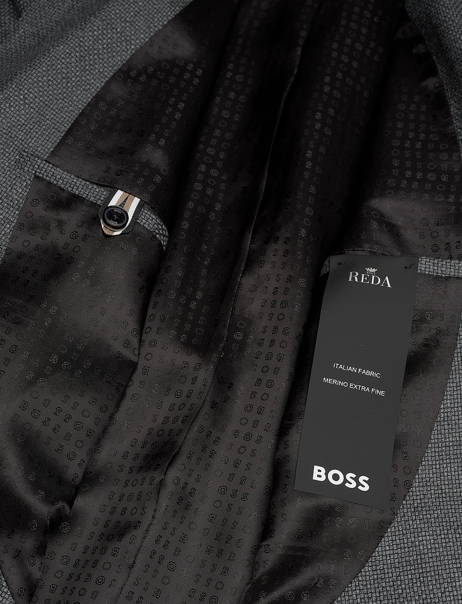 BOSS - H-Janson-FL-253 - enkelknäppta kavajer - silver - 4