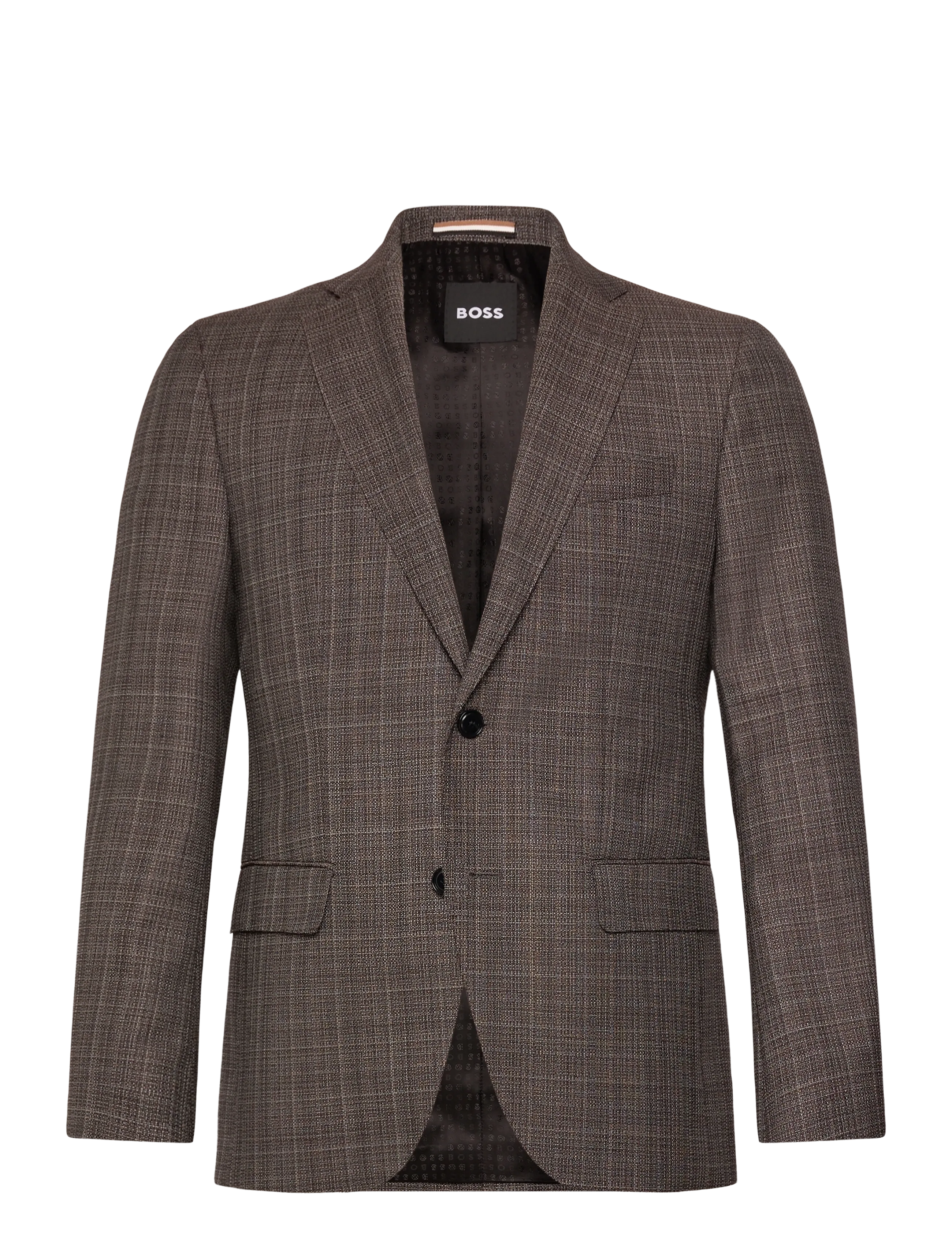 BOSS H-Hutson-251 - Dubbelknäppta kavajer - DARK BROWN / brown