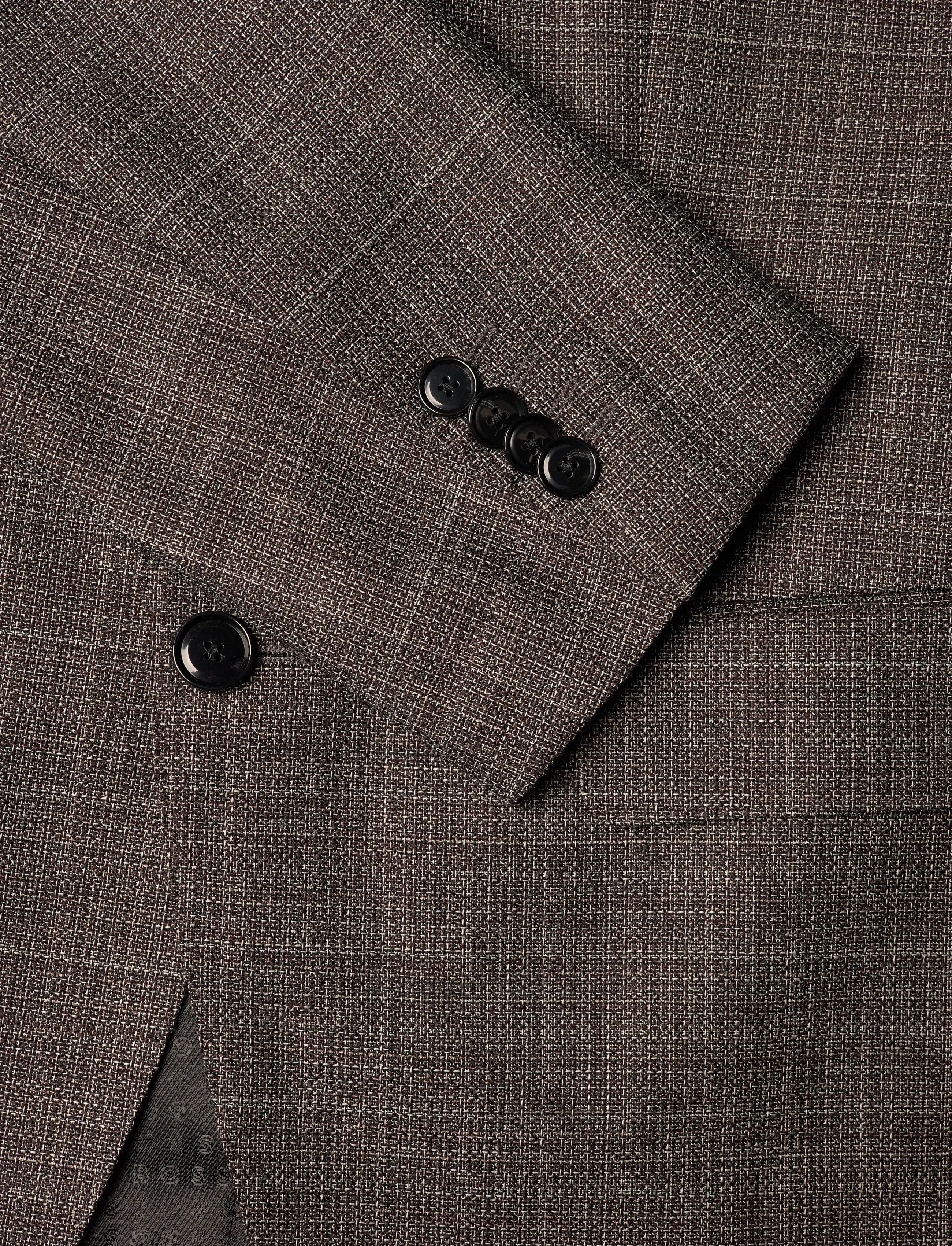 BOSS - H-Hutson-251 - dubbelknäppta kavajer - dark brown - 3