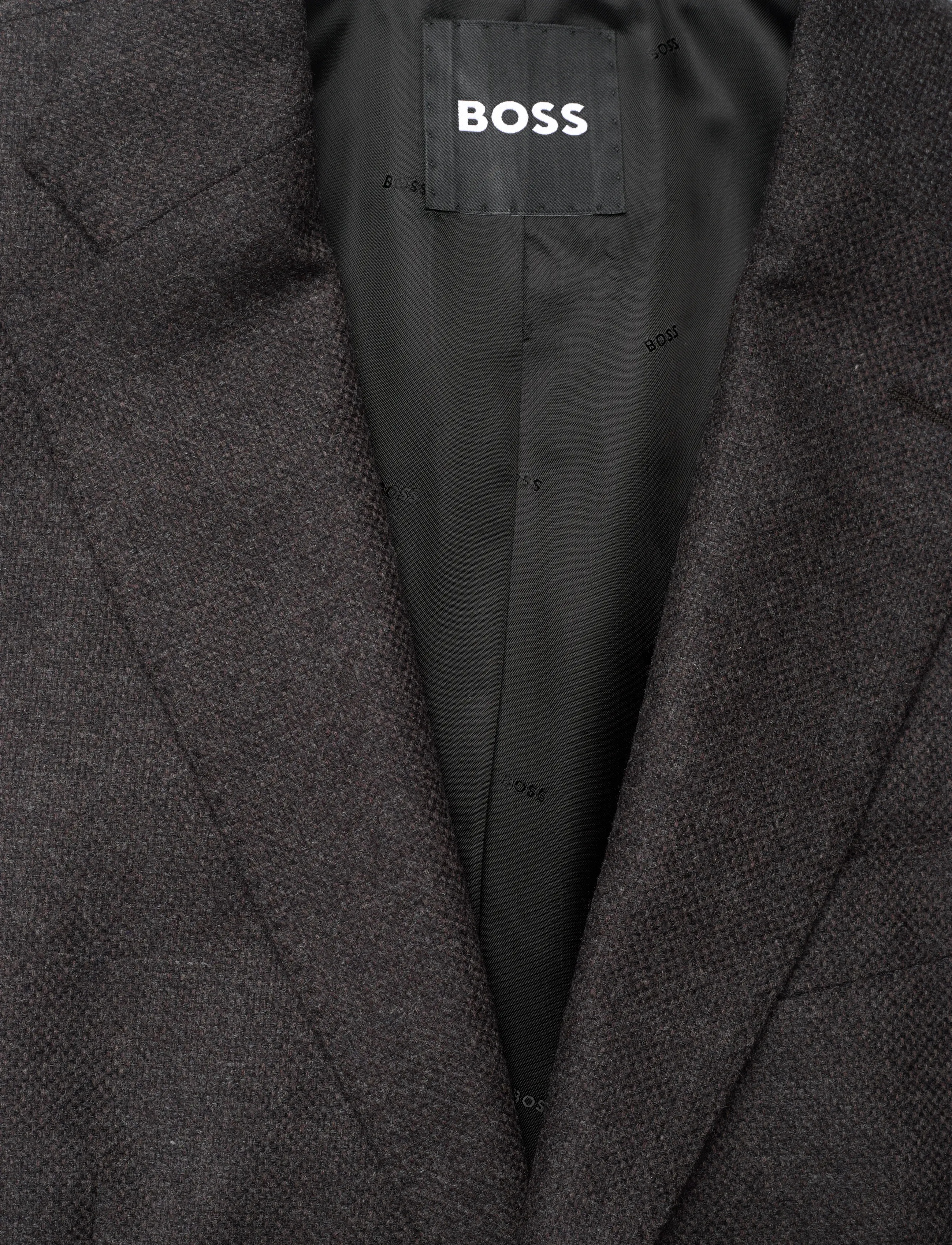 BOSS - H-Hutson-251 - Ühe rinnatisega pintsakud - dark brown - 2