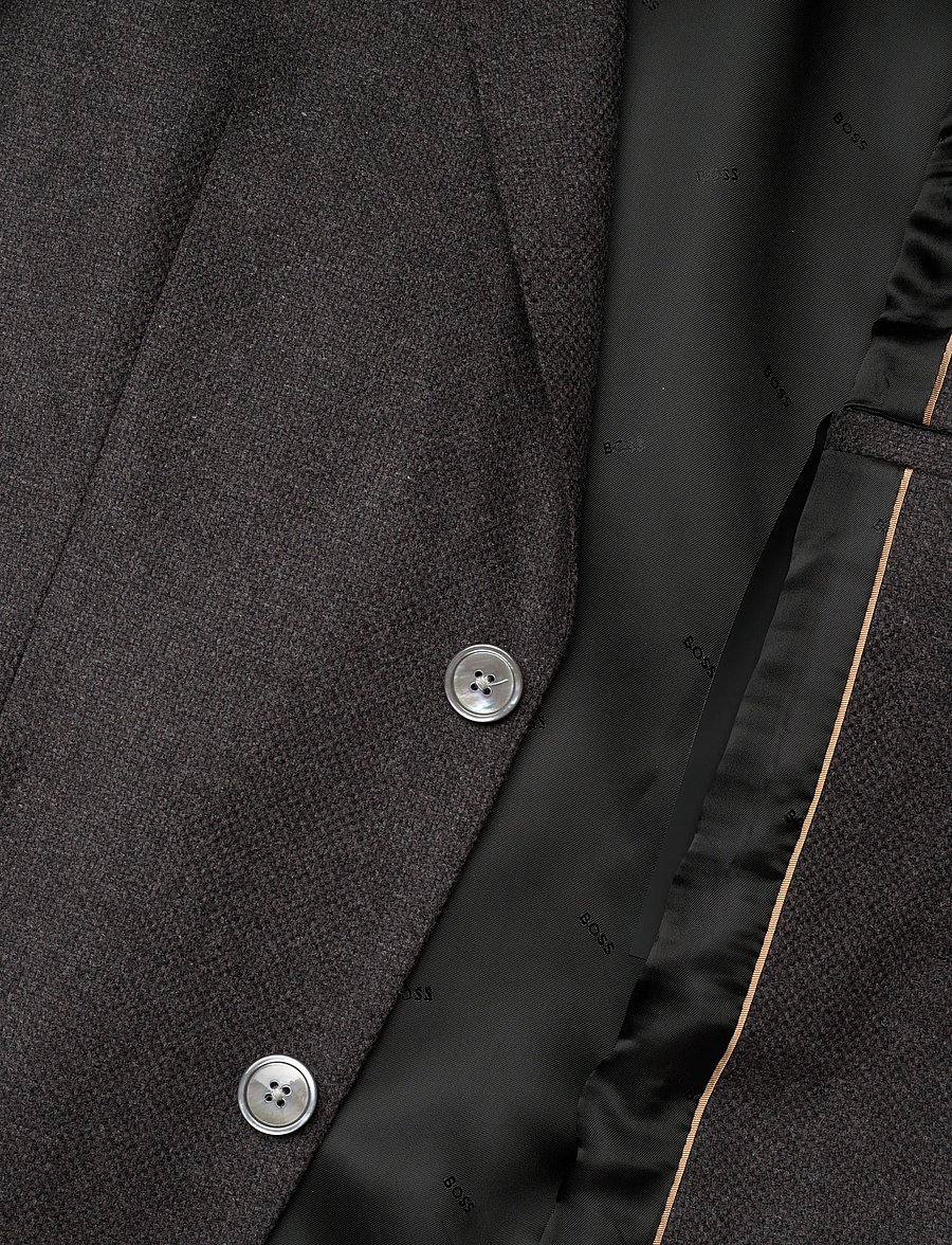 BOSS - H-Hutson-251 - marynarki jednorzędowe - dark brown - 4