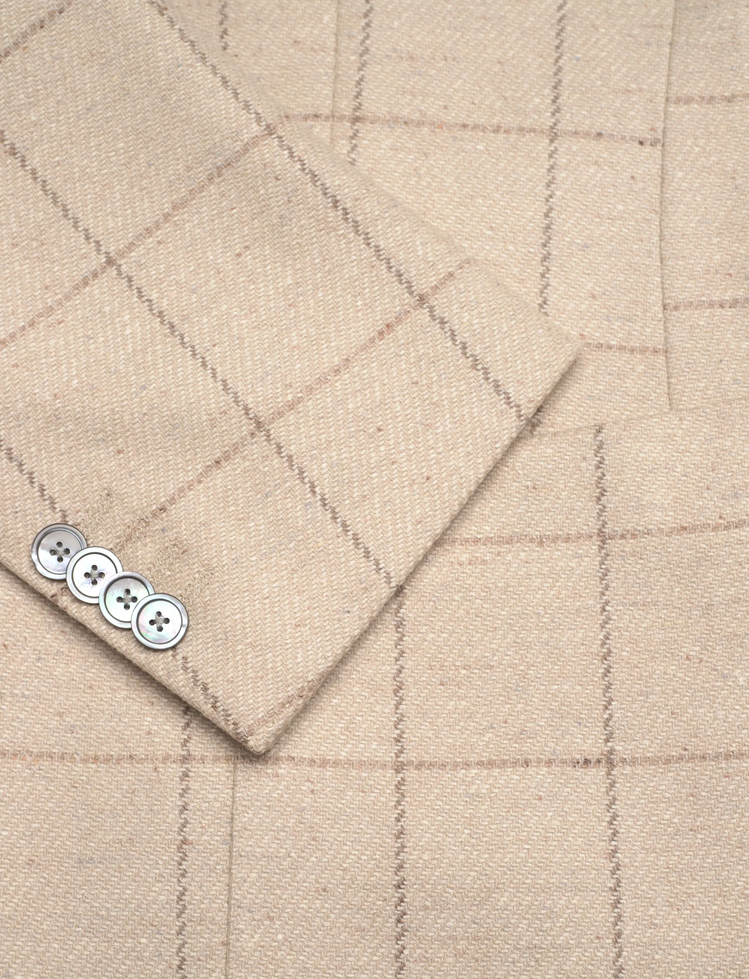 BOSS - H-Hutson-2PP-253 - enkeltradede blazere - light beige - 2
