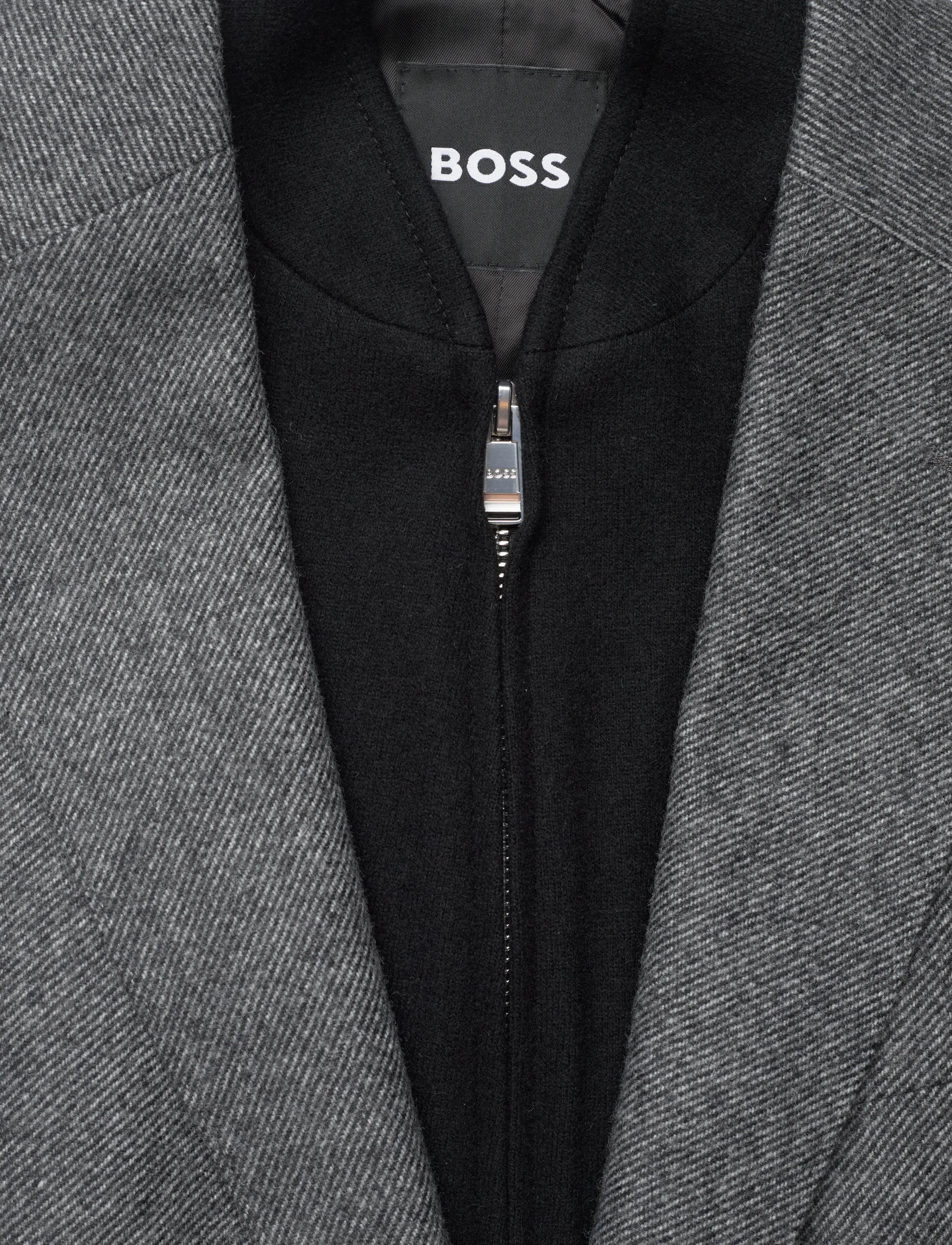 BOSS - H-Hutson-Bib-254 - enkeltradede blazere - medium grey - 2
