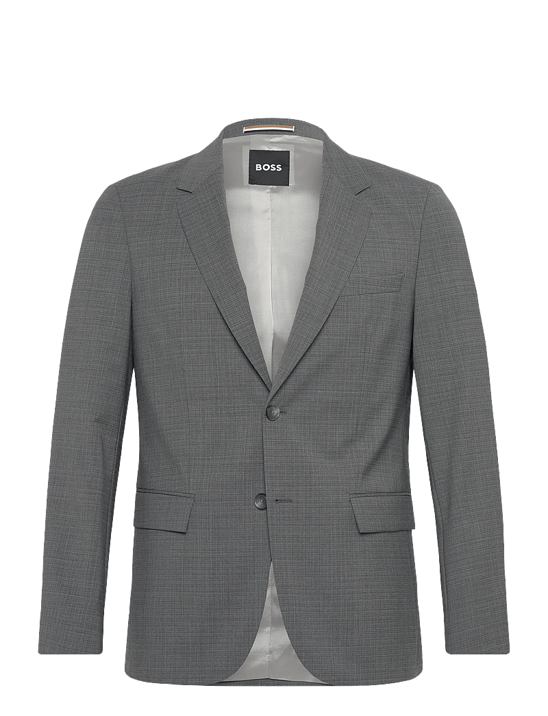 BOSS - H-Houston-252 - enkeltradede blazere - medium grey - 0