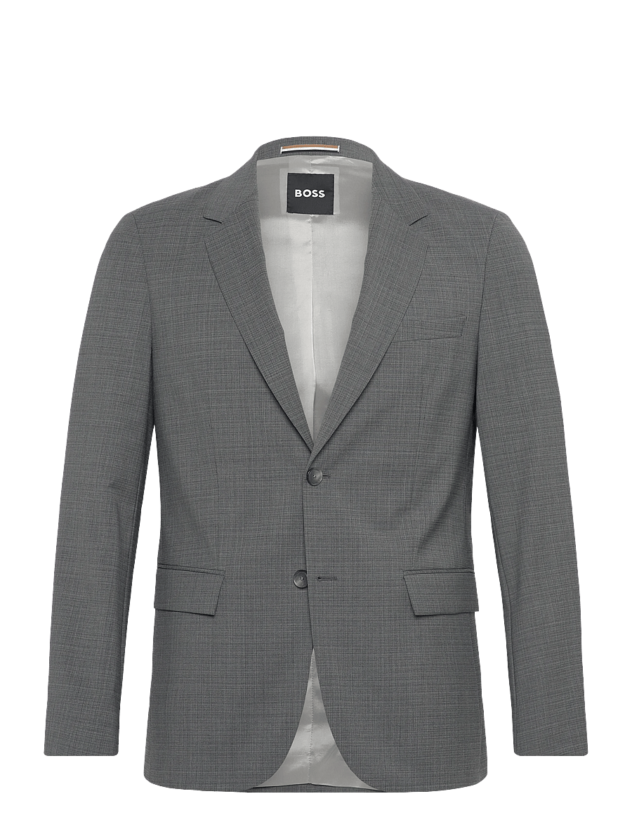 BOSS - H-Houston-252 - enkeltradede blazere - medium grey - 0