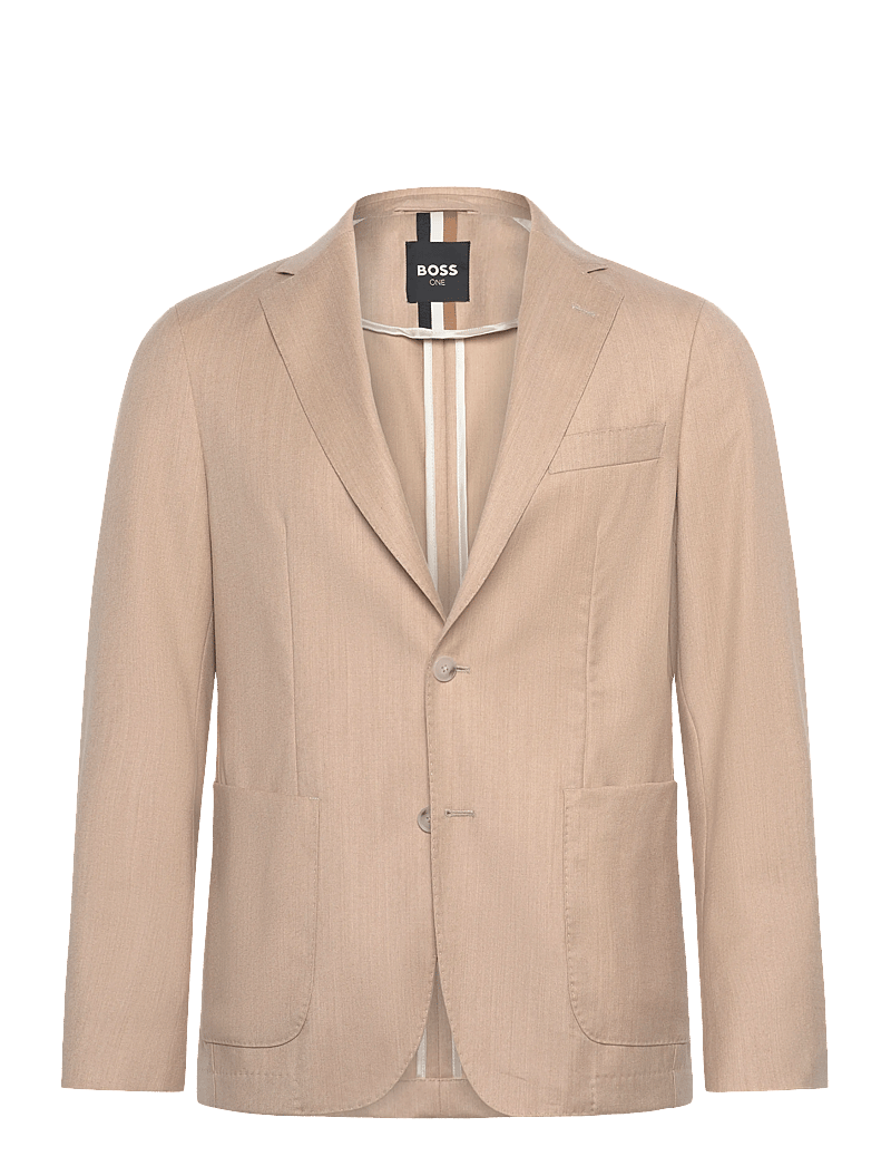 BOSS - C-Hanry-252 - enkeltradede blazere - light beige - 0