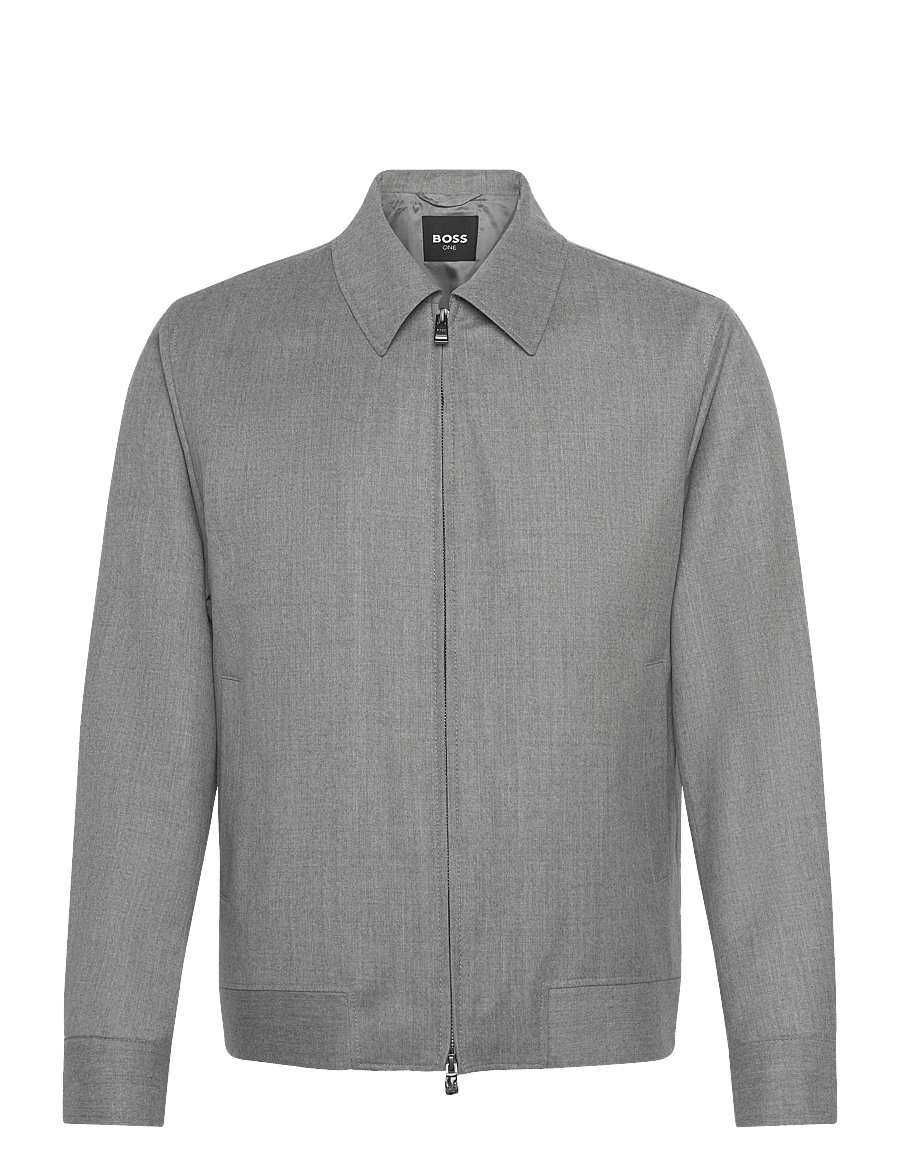 BOSS - C-Hanry-Wing-254 - wolljacken - open grey - 0