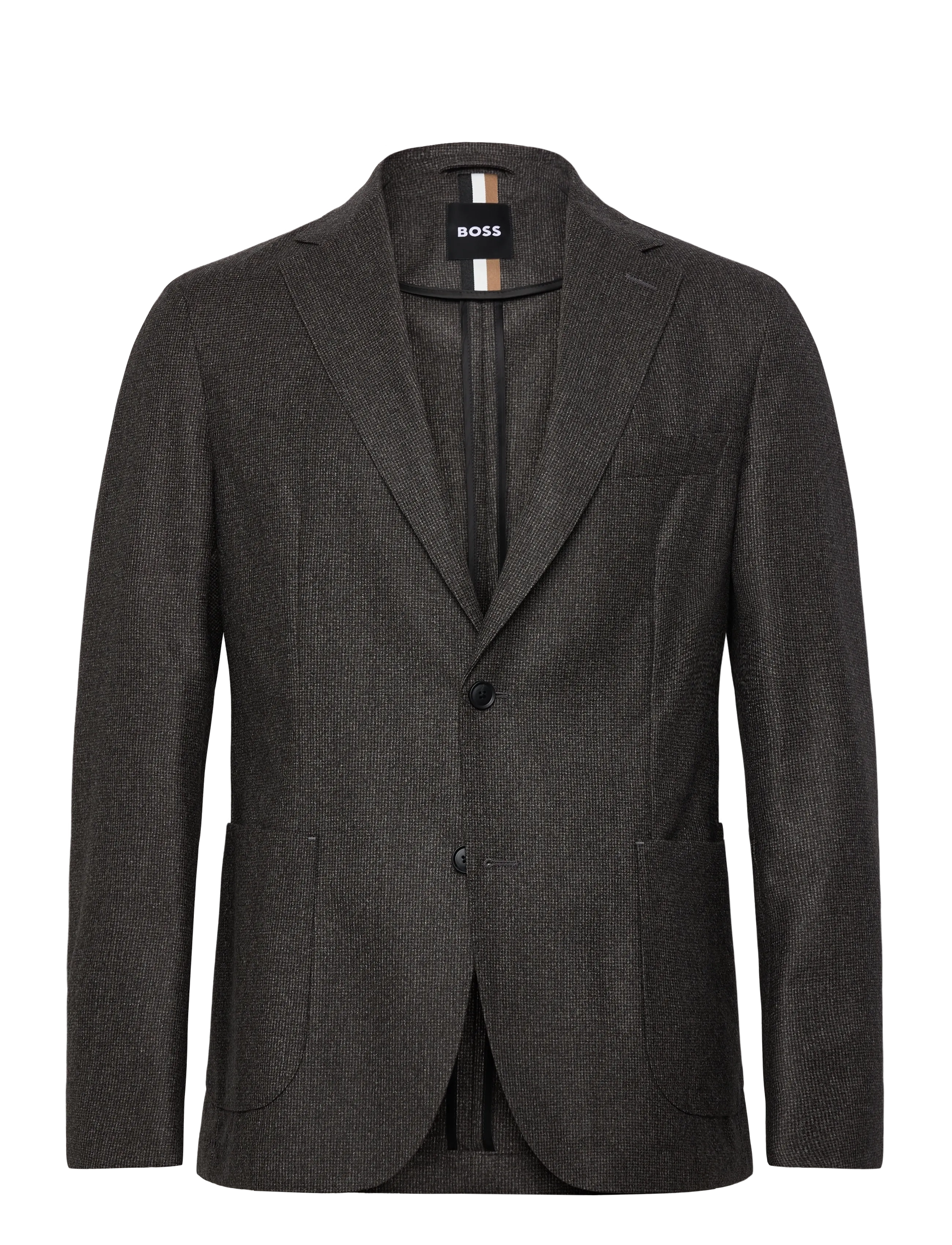 BOSS C-Hanry-252 - Kleidung - DARK BROWN / grey