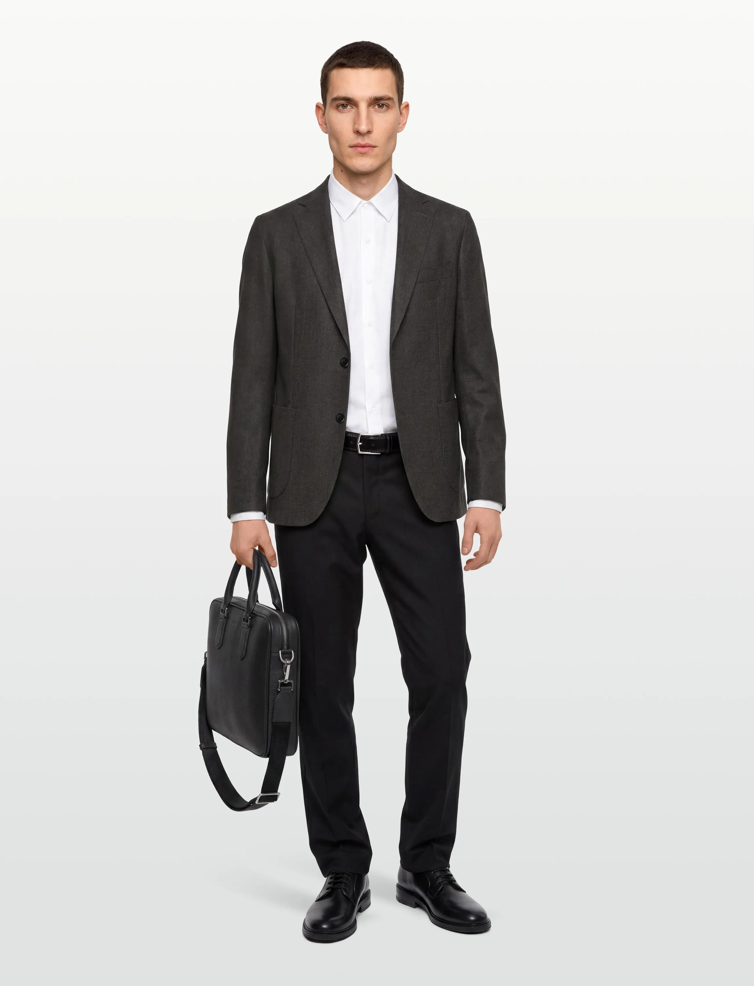 BOSS C-Hanry-252 - Nach Stil kaufen - DARK BROWN / grey
