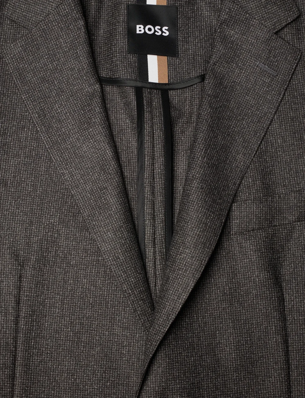 BOSS - C-Hanry-252 - single breasted blazers - dark brown - 2