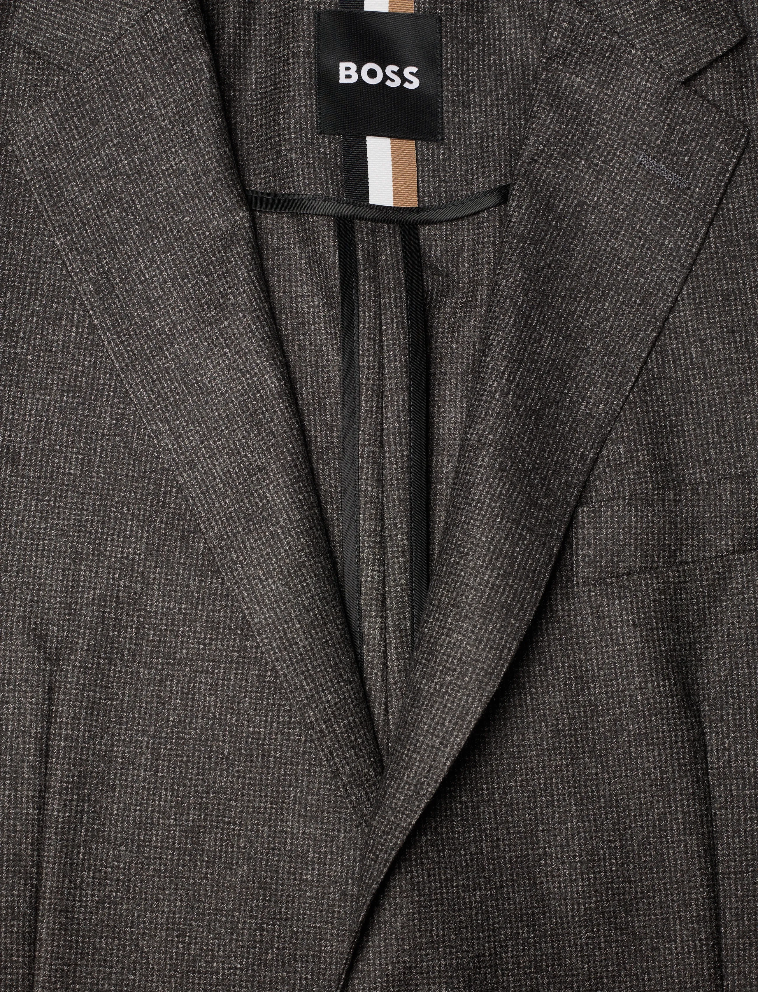 BOSS - C-Hanry-252 - enkeltradede blazere - dark brown - 2