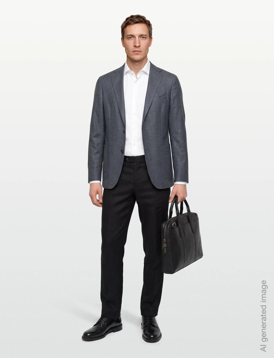 BOSS - C-Hanry-252 - enkeltradede blazere - open blue - 0