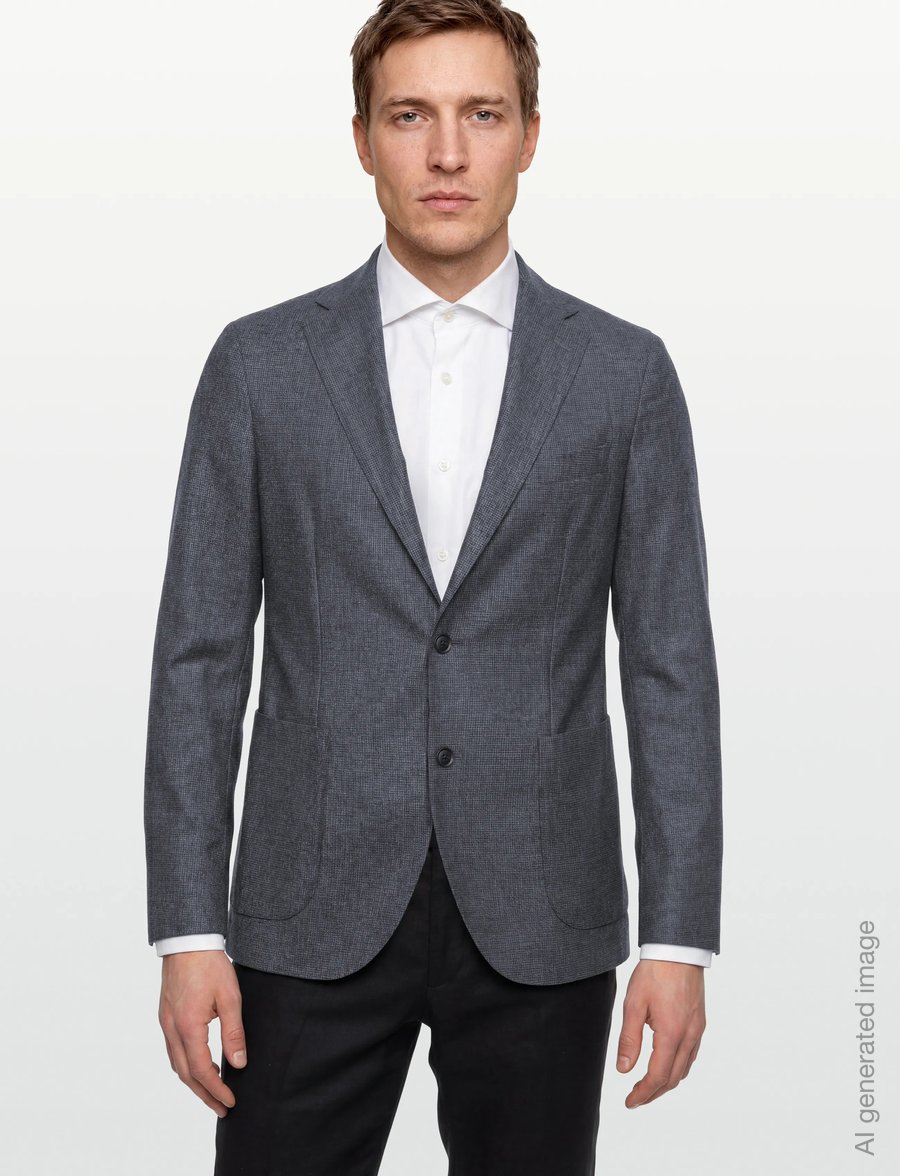BOSS - C-Hanry-252 - enkeltradede blazere - open blue - 3