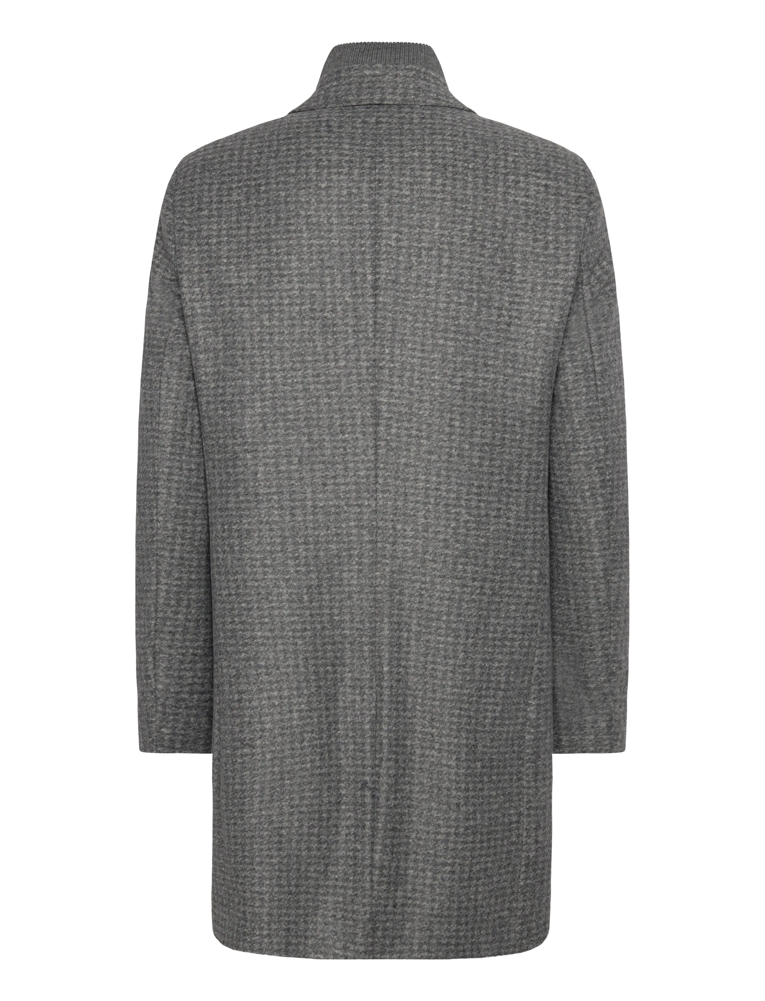 BOSS - H-Hyde-J-Bib-Pad-254 - uldfrakker - silver - 1