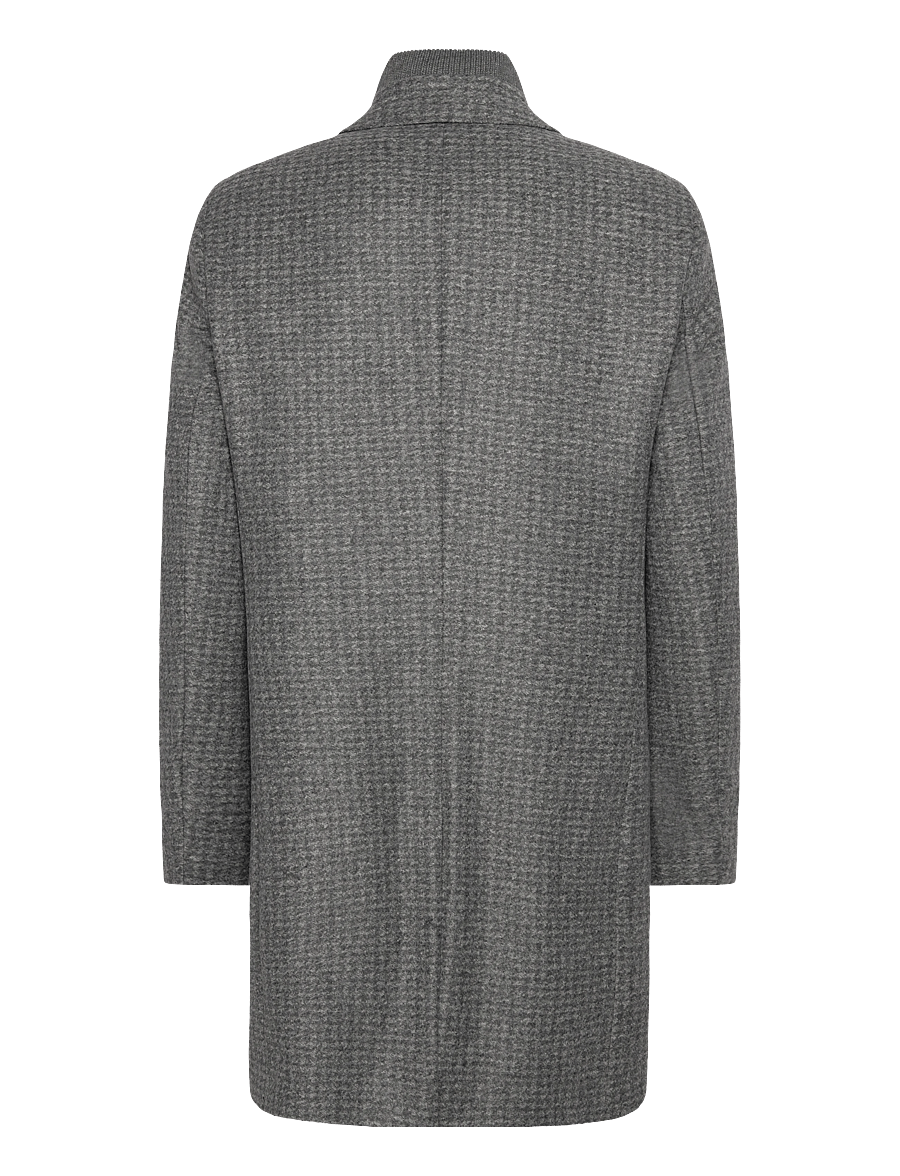 BOSS - H-Hyde-J-Bib-Pad-254 - wollmäntel - silver - 1