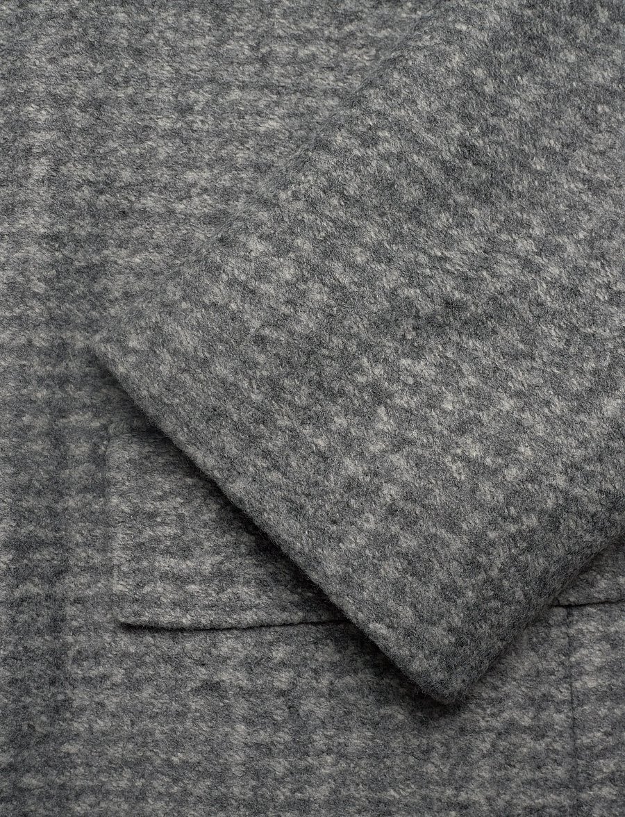 BOSS - H-Hyde-J-Bib-Pad-254 - wollmäntel - silver - 3