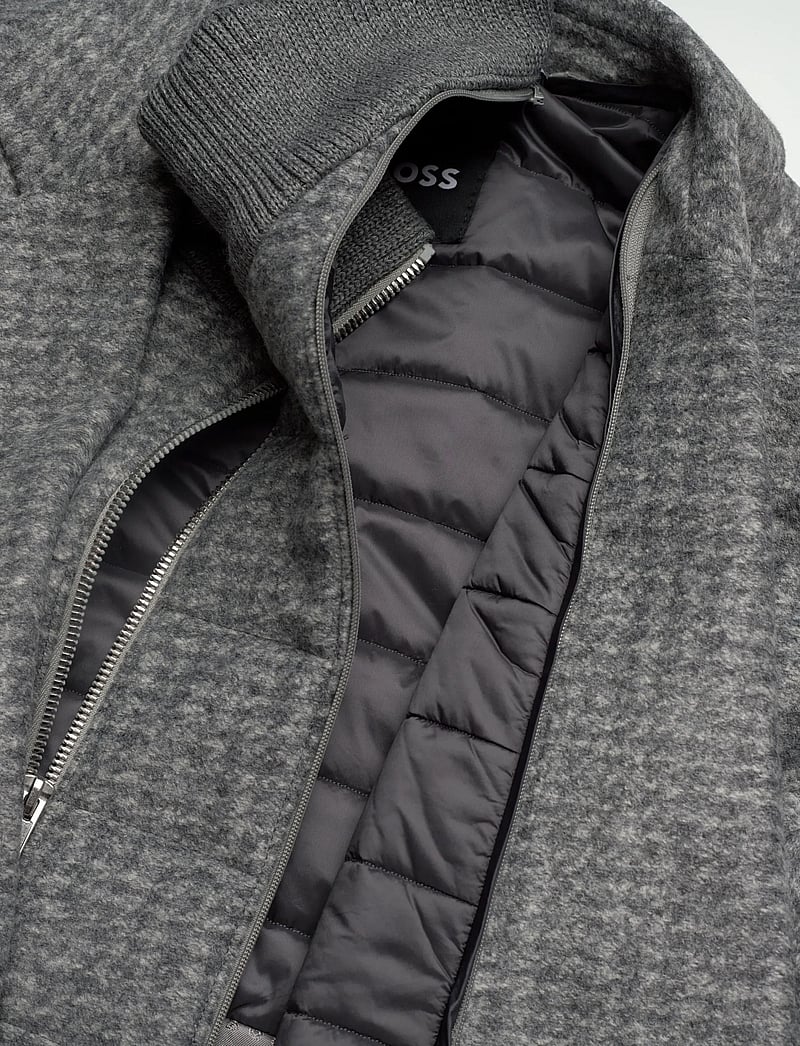 BOSS - H-Hyde-J-Bib-Pad-254 - vinterjackor - silver - 4