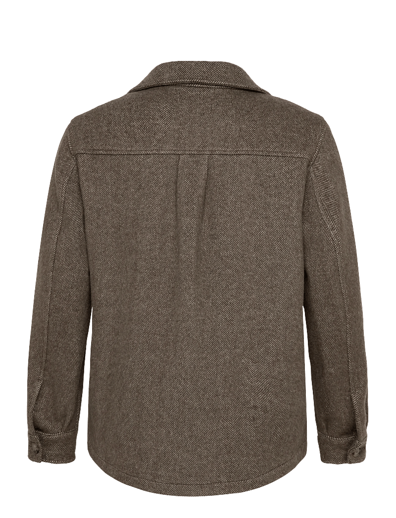 BOSS - C-Carper-OS-253F - wolljacken - open brown - 1