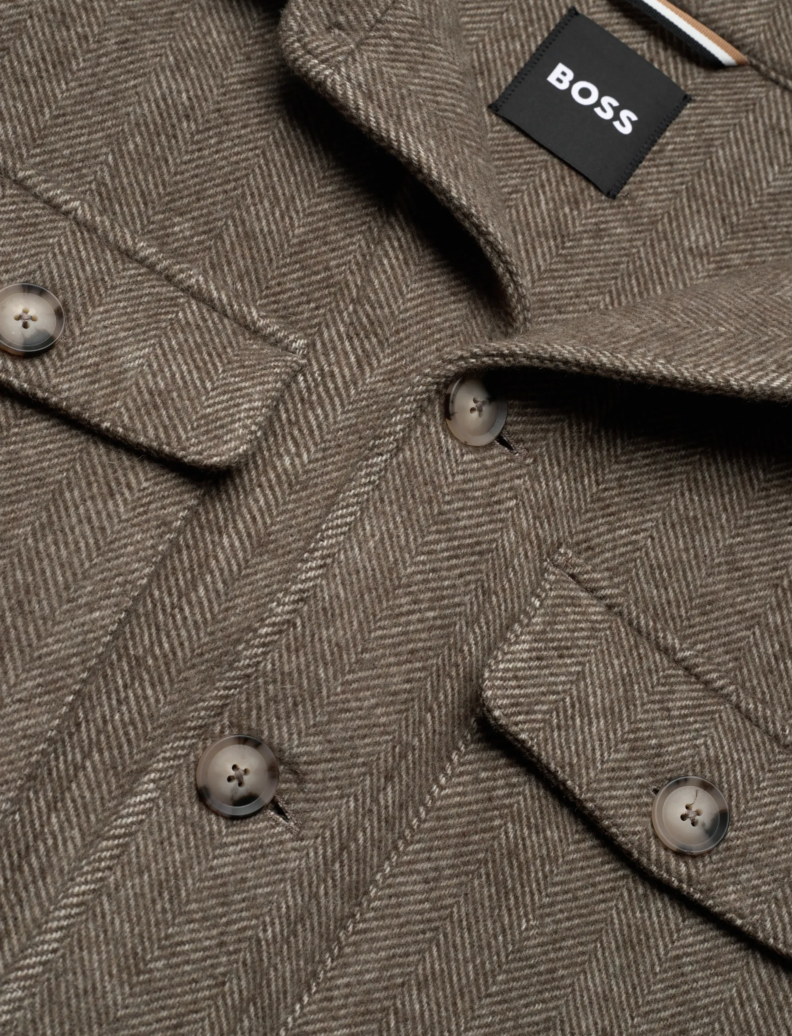 BOSS - C-Carper-OS-253F - overtøj - open brown - 2