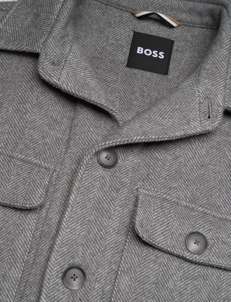 BOSS - C-Carper-OS-253F - uldjakker - silver - 2