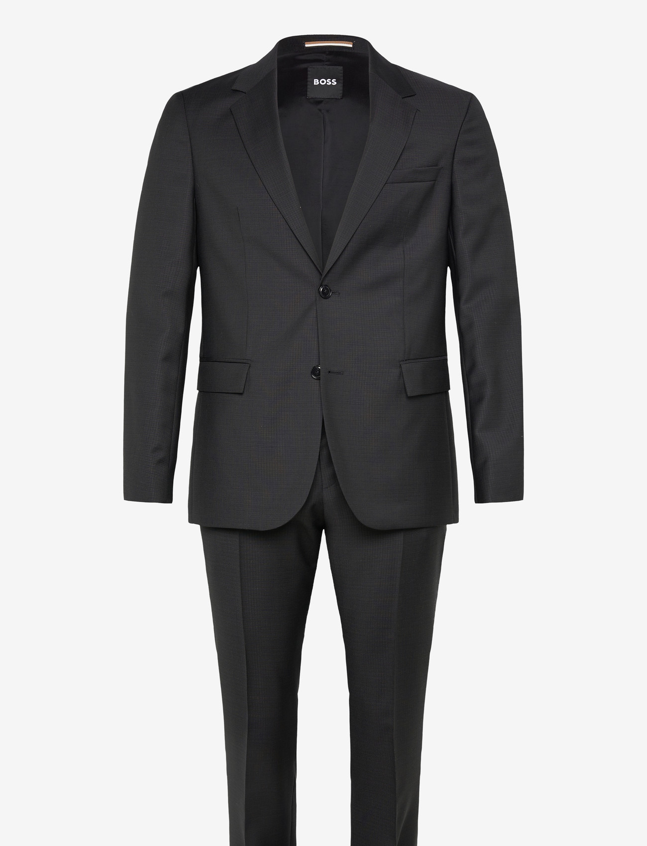 BOSS - H-Houston-2Pcs-252 - single breasted blazers - black - 0