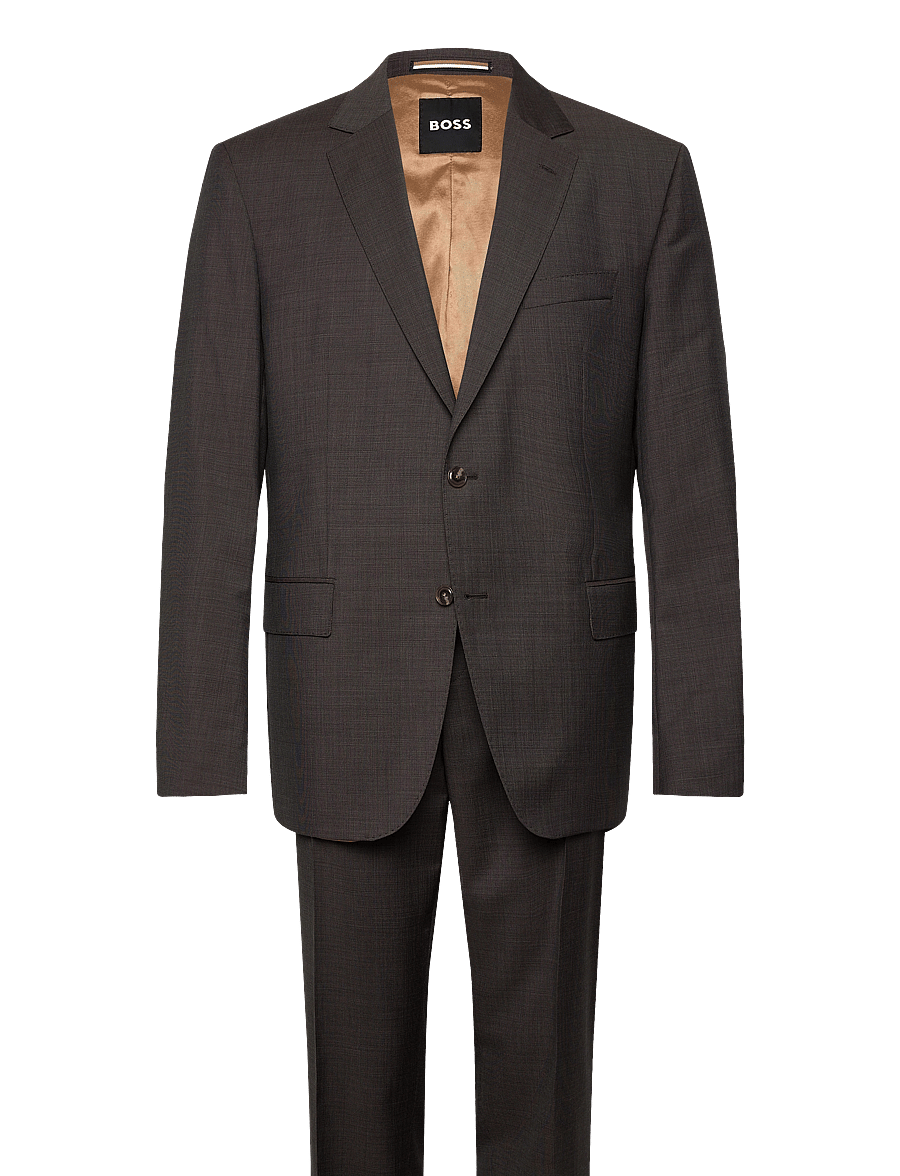 BOSS - H-Huge-2Pcs-253 - anzüge - dark brown - 0