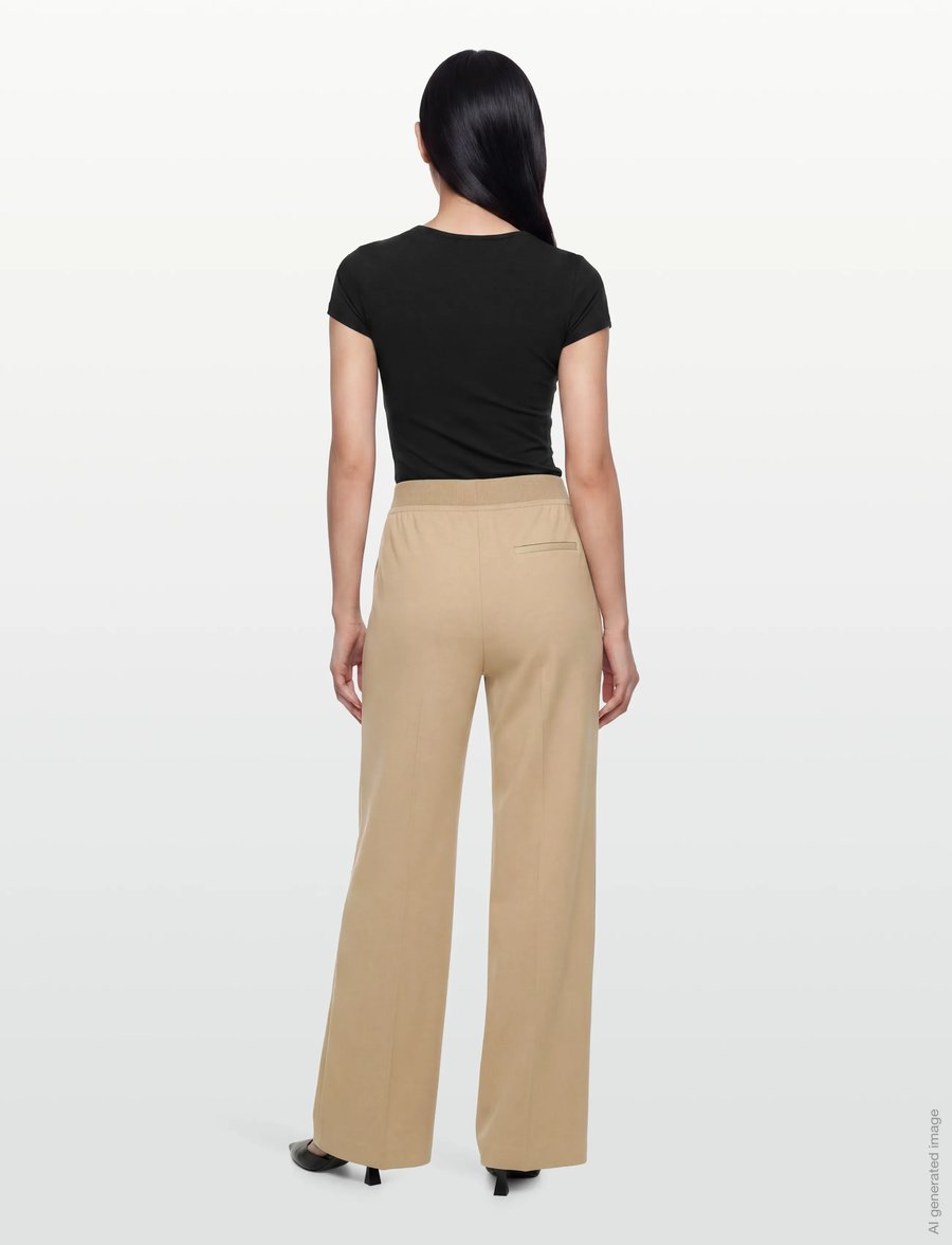 BOSS - Talia4 - anzugshosen - light beige - 4
