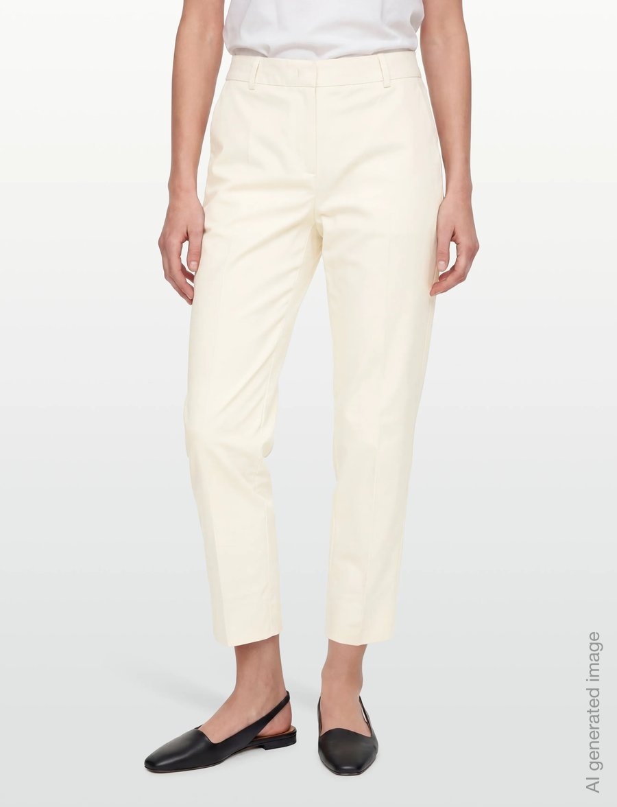 BOSS - Tapria-Crop2 - capri-püksid - open white - 3