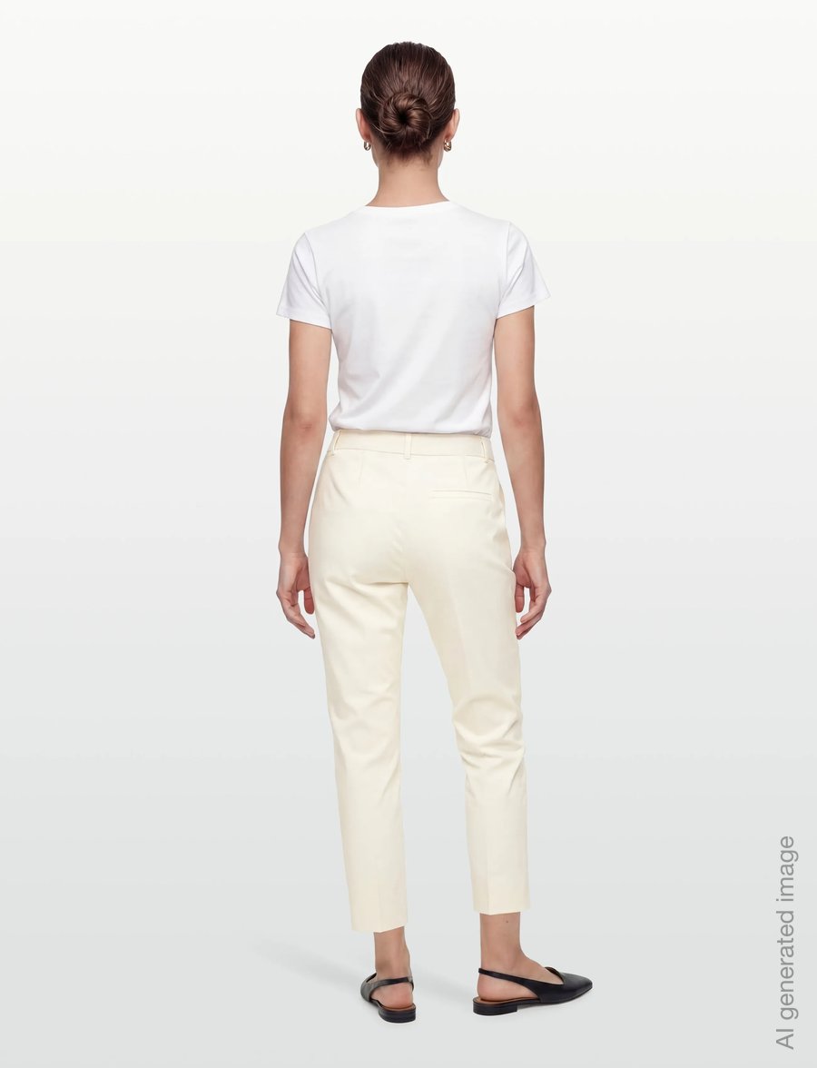 BOSS - Tapria-Crop2 - capri bukser - open white - 4