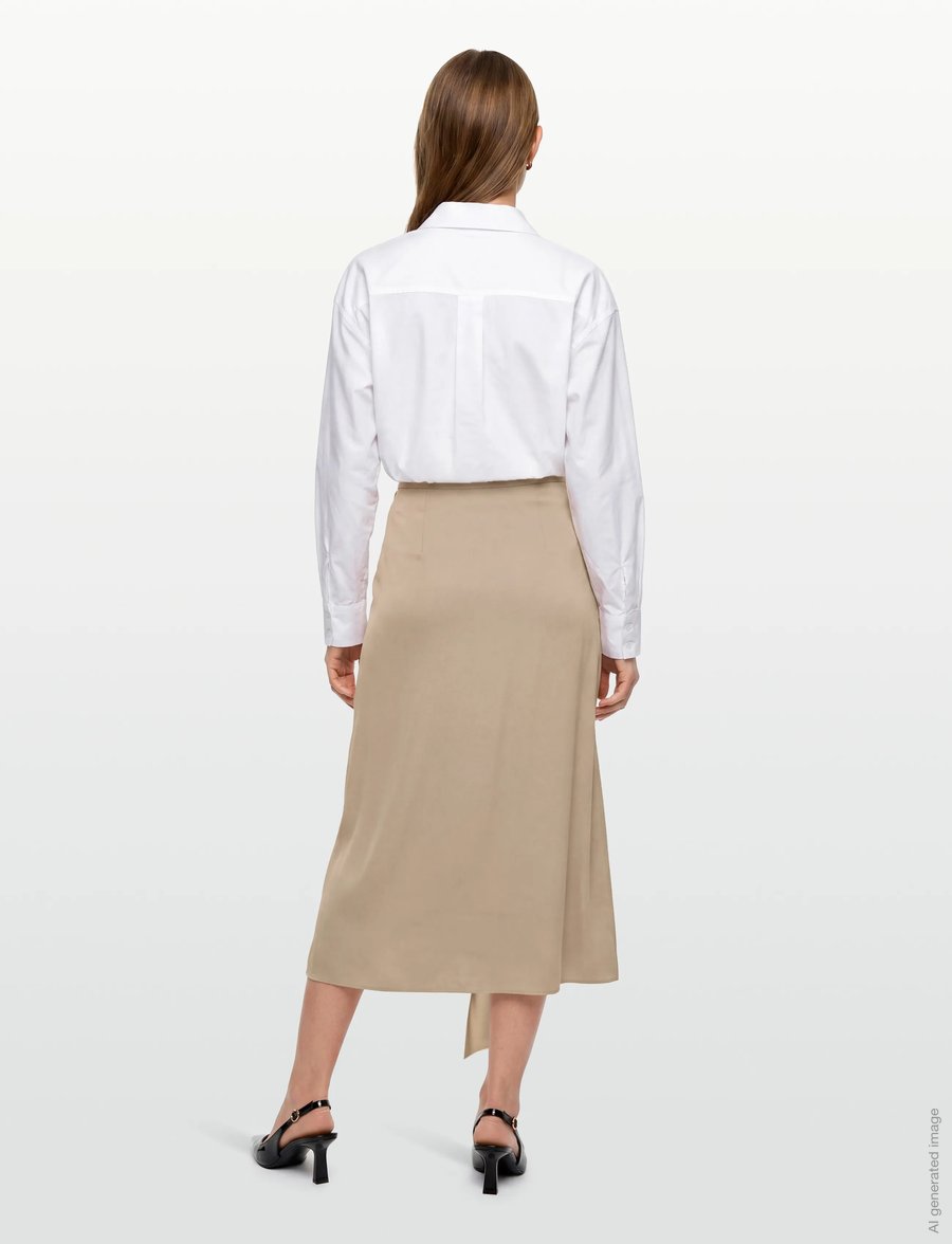 BOSS - Vemuth - wickelröcke - light beige - 4