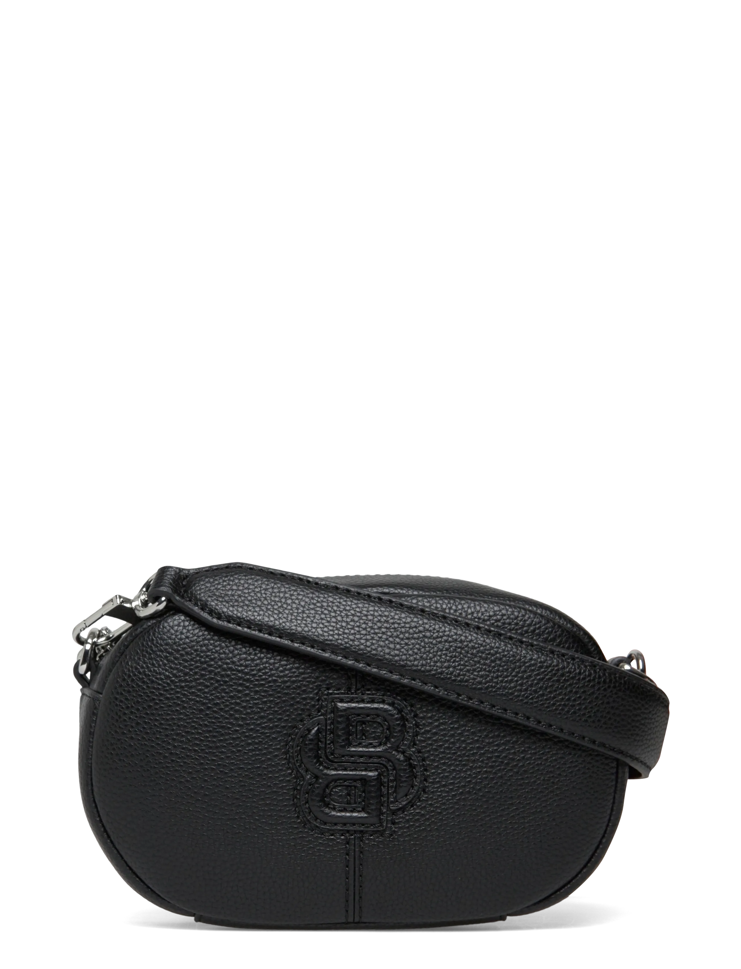 BOSS Anett Round Xbody, Kvinder, Rund Crossbody Taske, Sort, Str: ONE SIZE